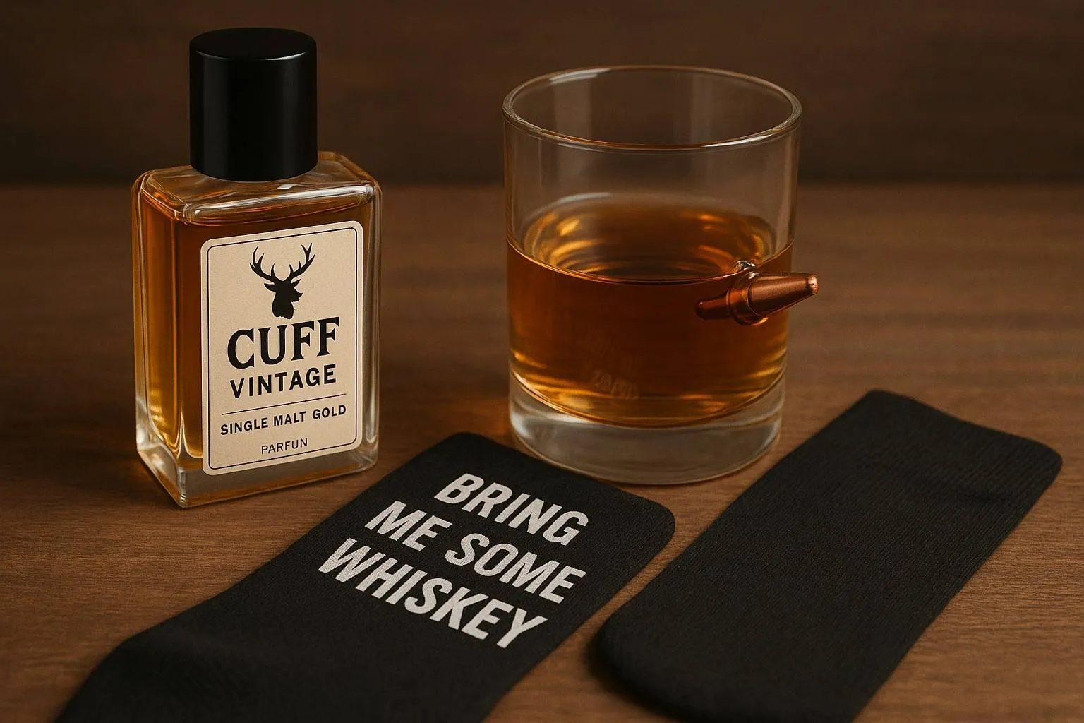 Whisky Madness:  van kogels in glazen tot aan whiskyparfum!