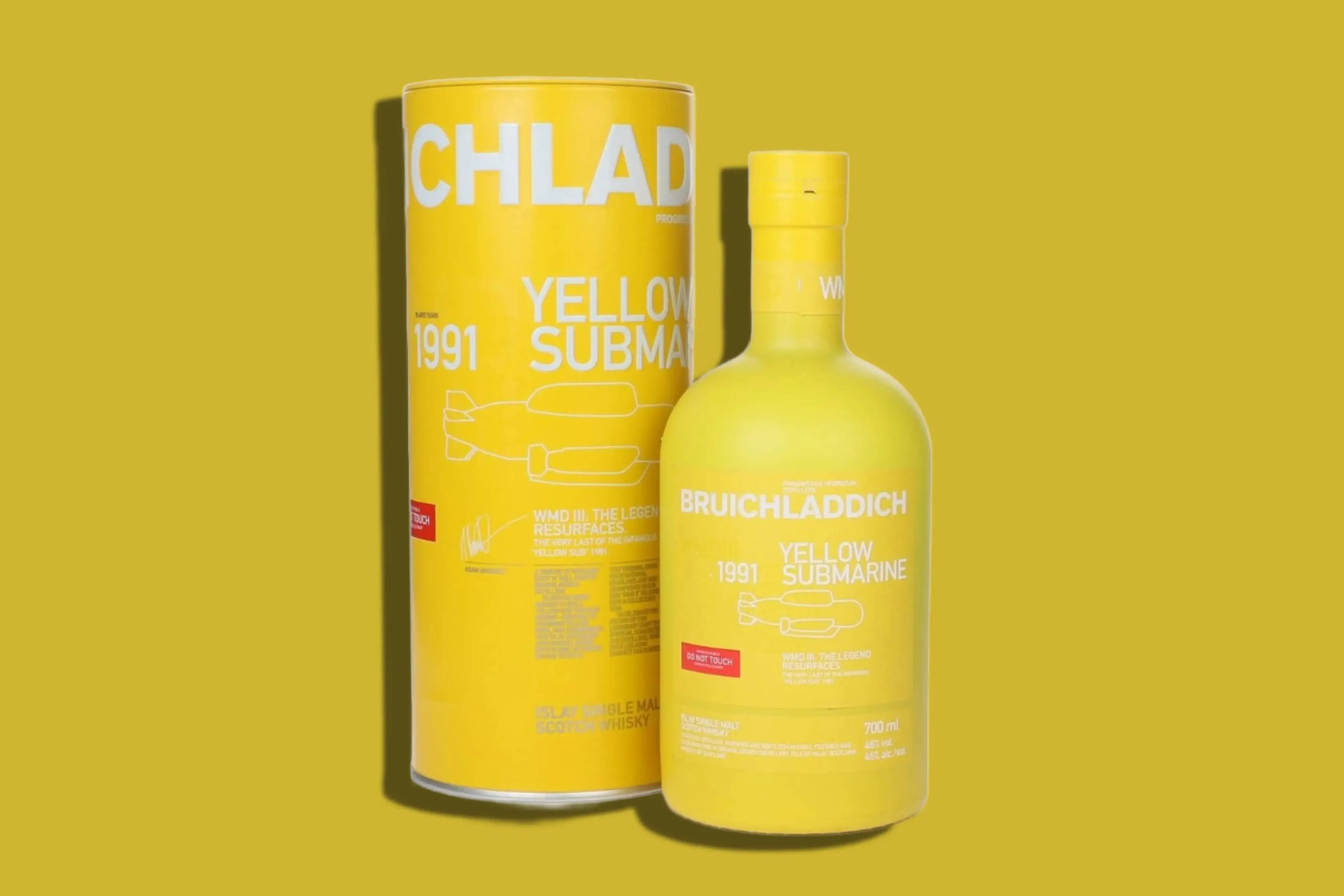Hoe een verdwaalde onderzeeër de Yellow Submarine-legende van Bruichladdich werd