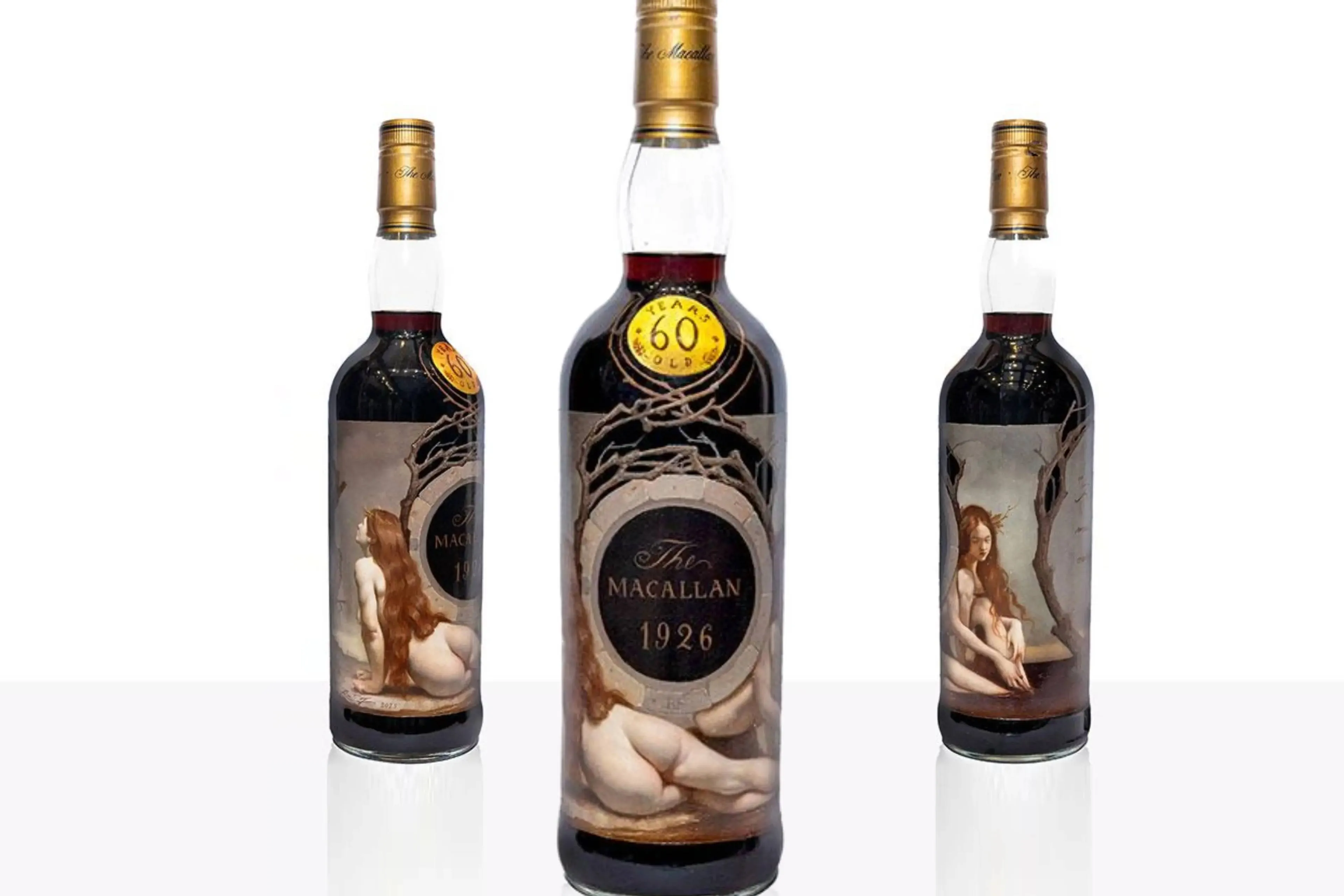 The Macallan whiskyfles van miljoenen euros beschilderd