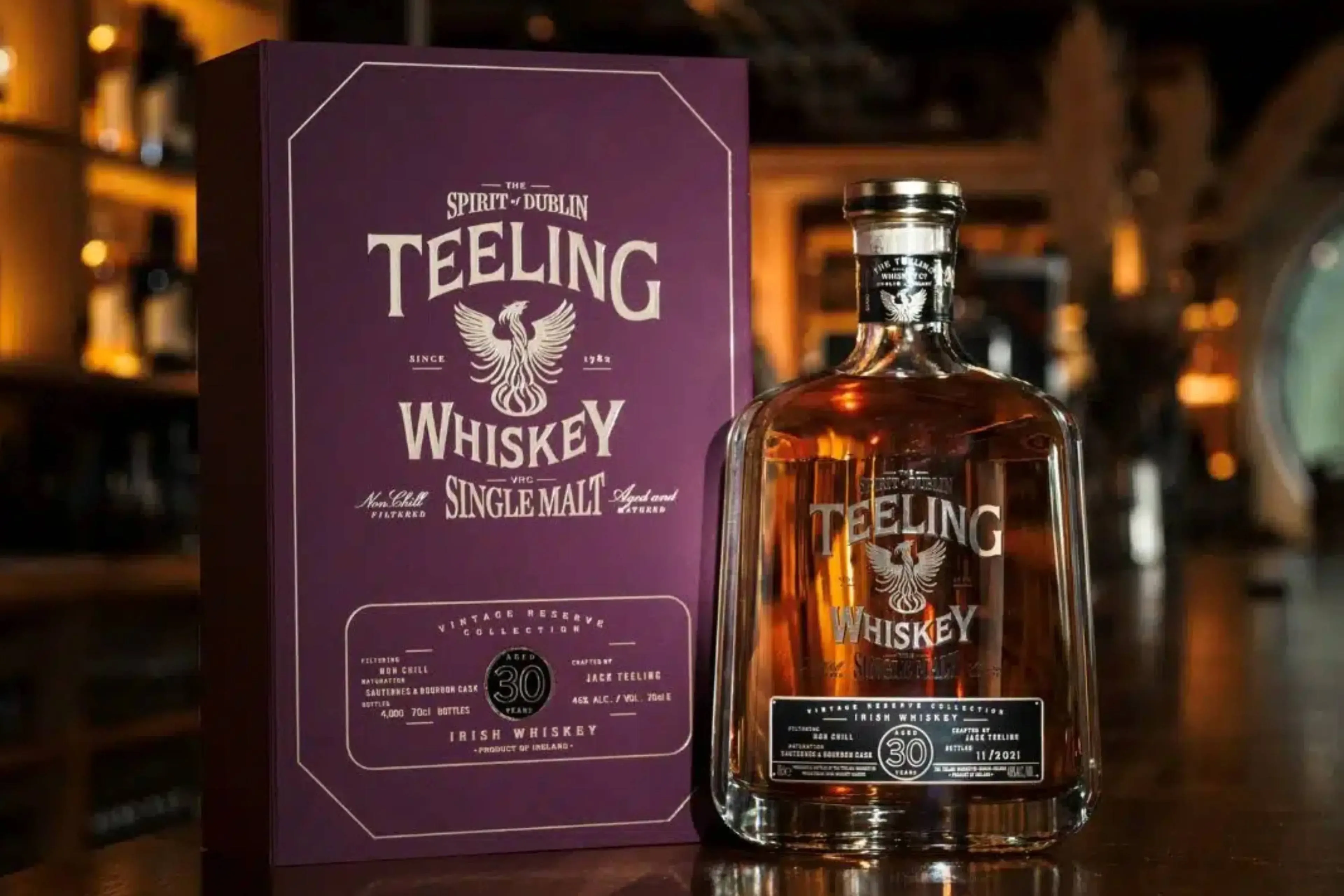 Teeling 30 Year Old whiskey