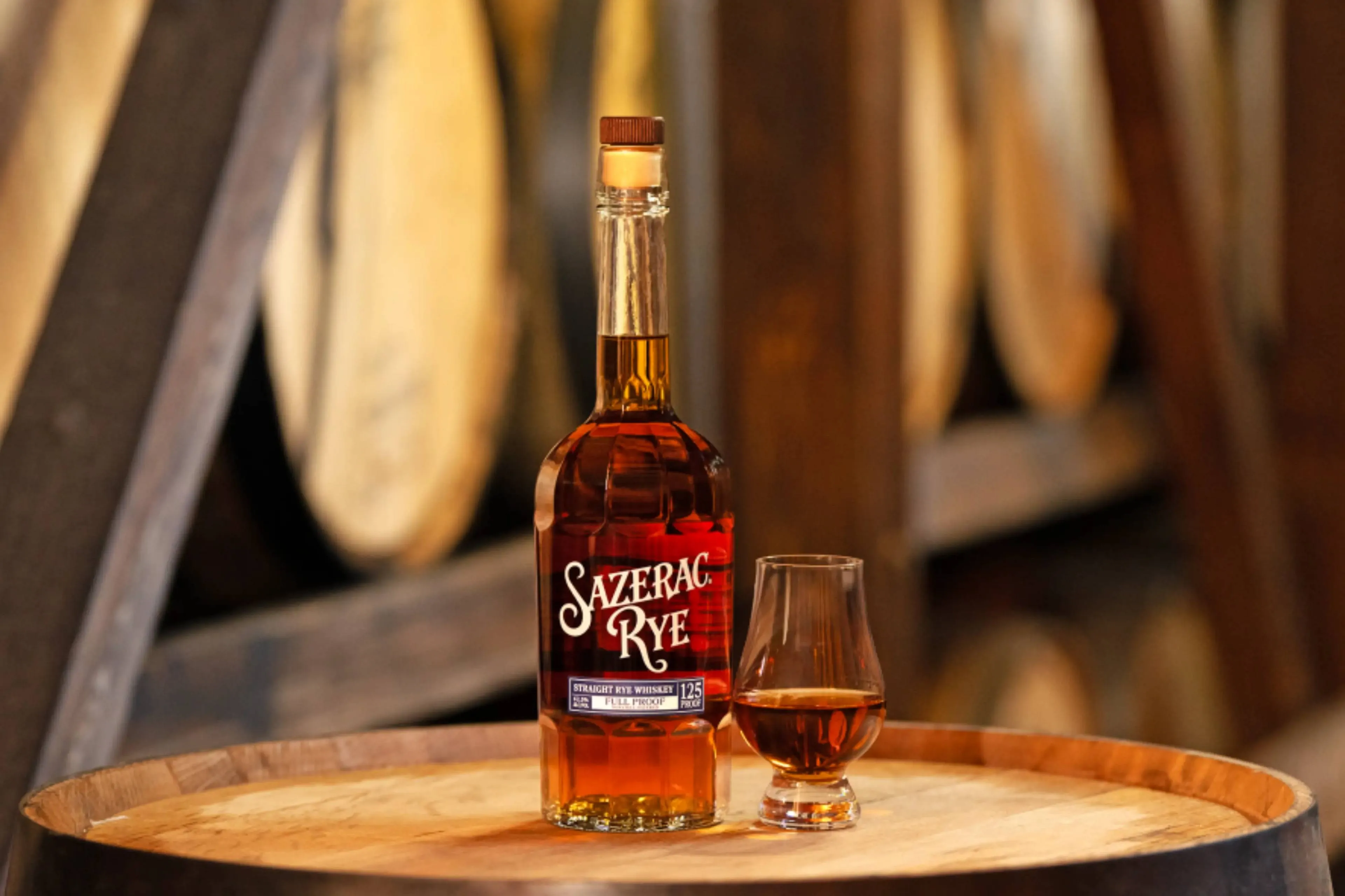Sazerac Rye Proof whiskey