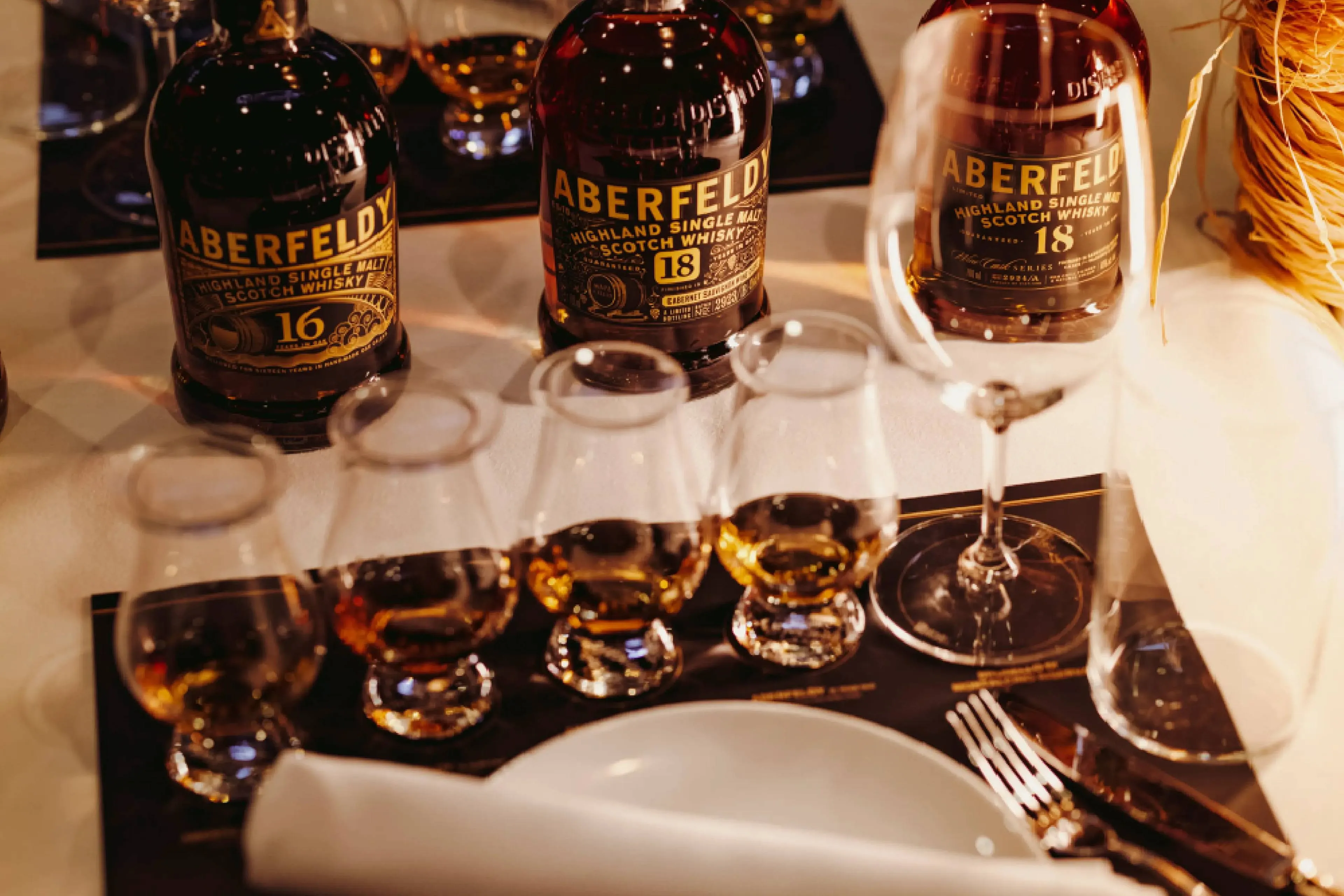 Aberfeldy tasting diner