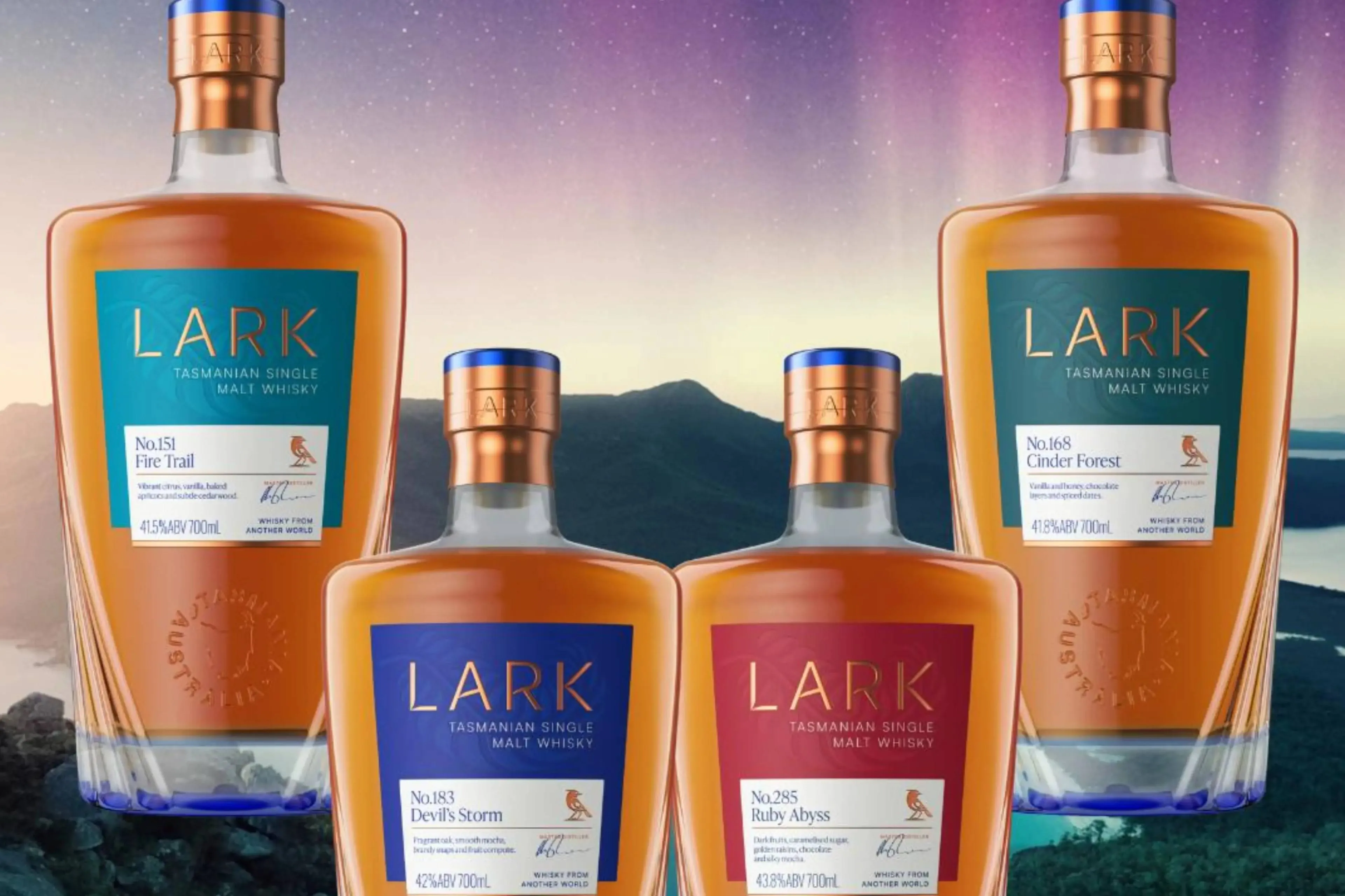 Lark unveils a new luxury Tasmanian whisky collection