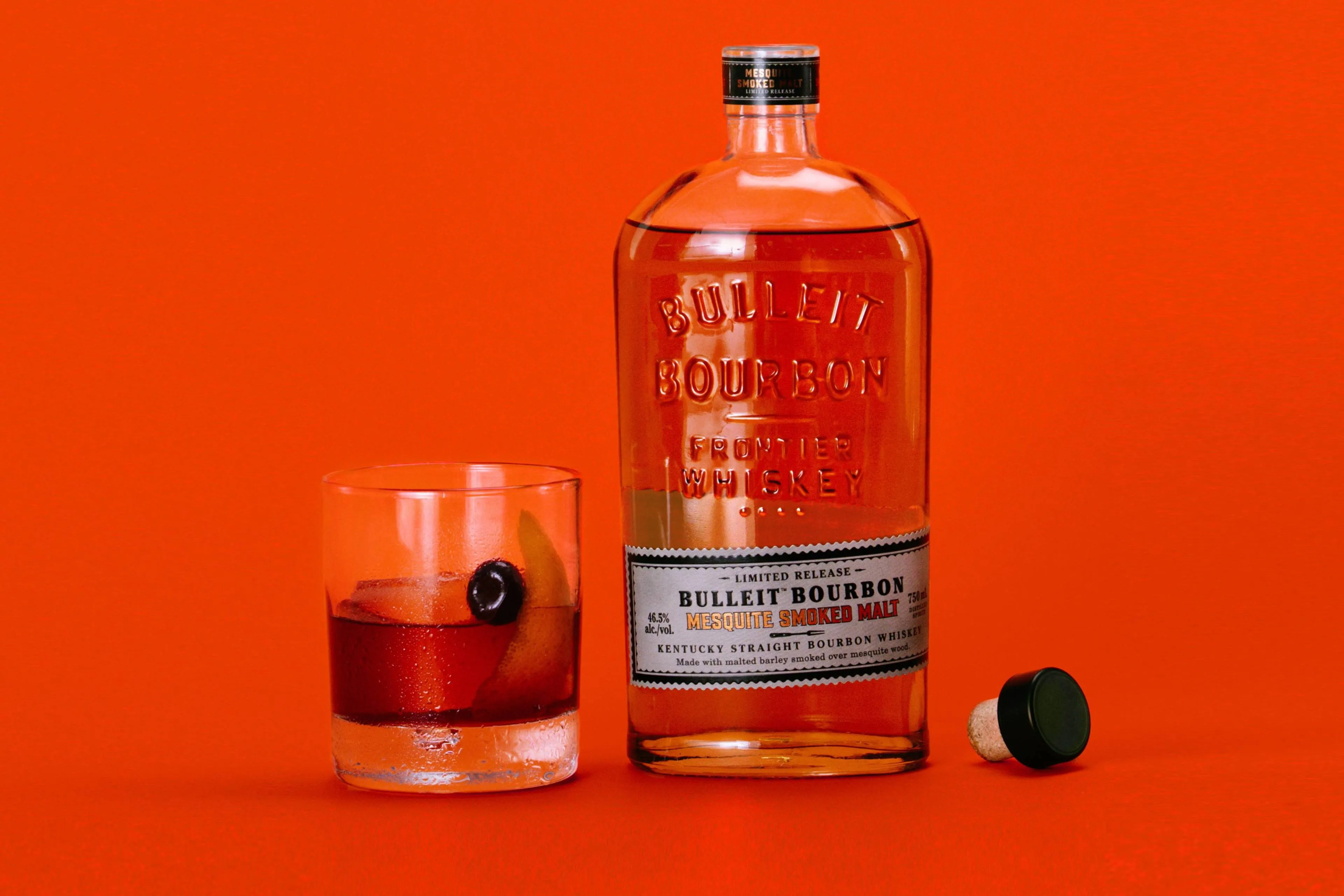 Bulleit whiskey mezcal finish