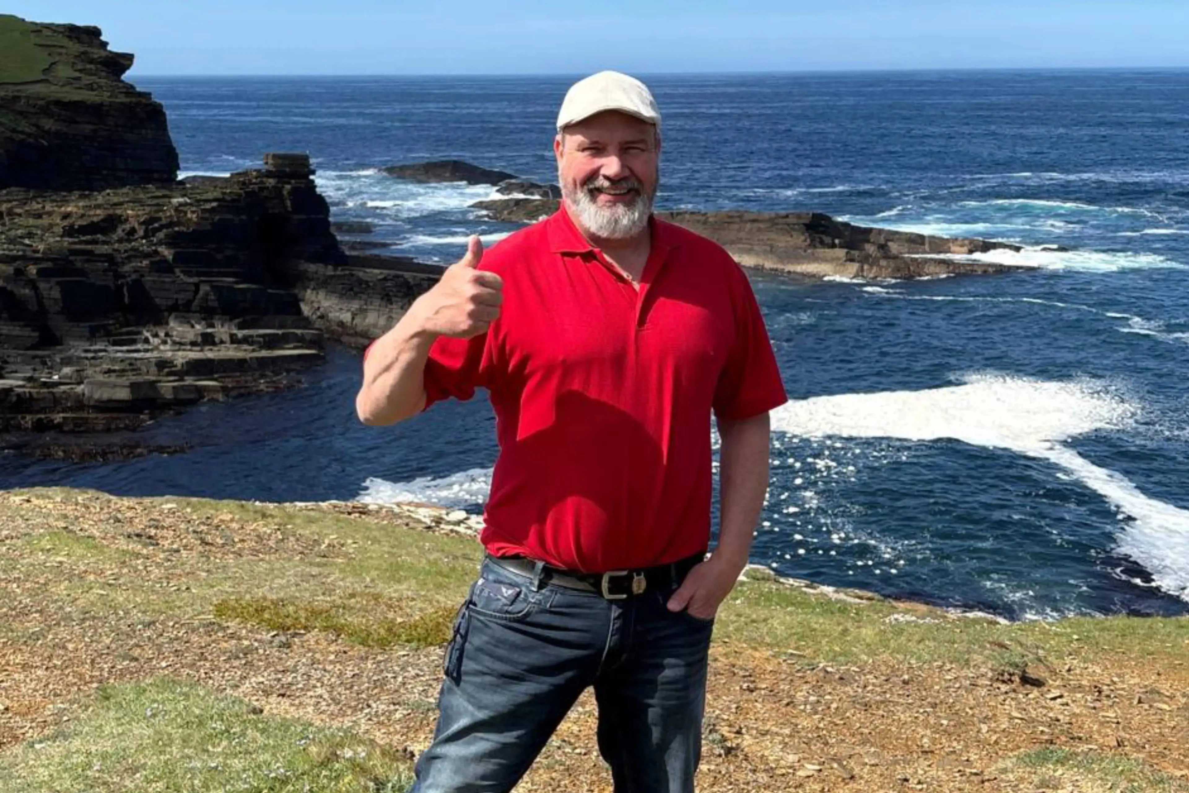 Tony van Rooijen op Orkney