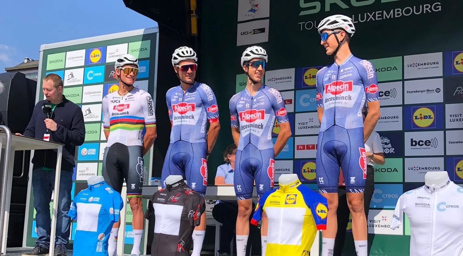 Alpecin-Deceuninck en Mathieu van der Poel moeten domper slikken in Ronde van Luxemburg