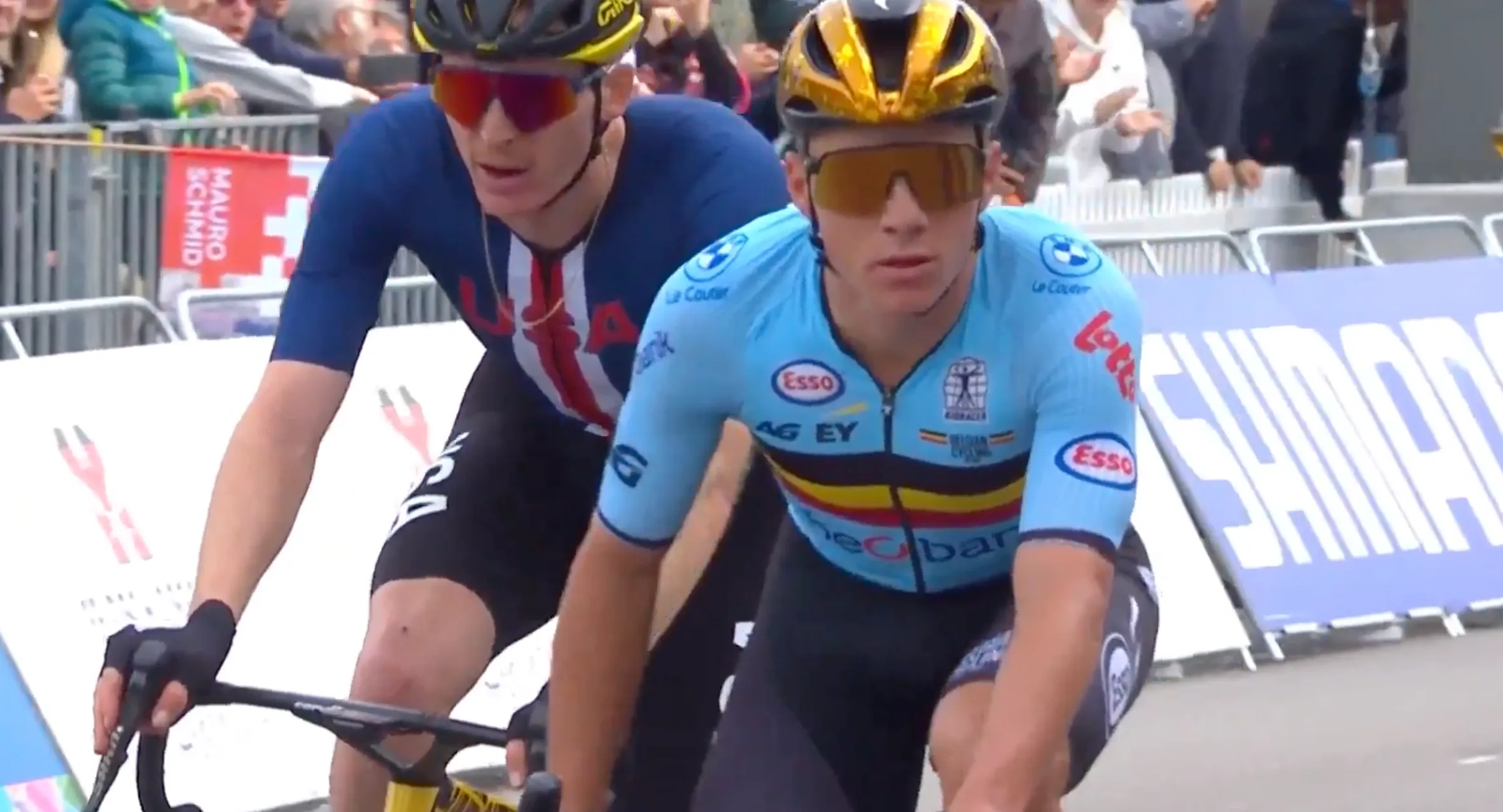 Evenepoel na wereldtitel Pogacar: 'Dit is abnormaal, heb er weinig aan toe te voegen'