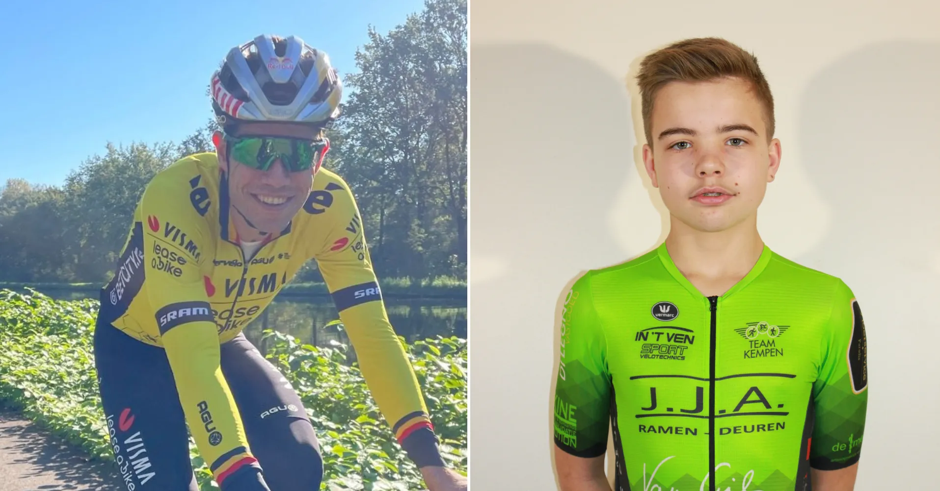 Wout Van Aert koerst ook bij de nieuwelingen: 'Ik ben geen fan van Mathieu van der Poel'