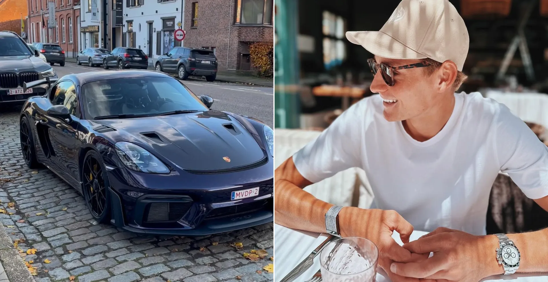 VIDEO. Mathieu van der Poel raast met Porsche door Antwerpen