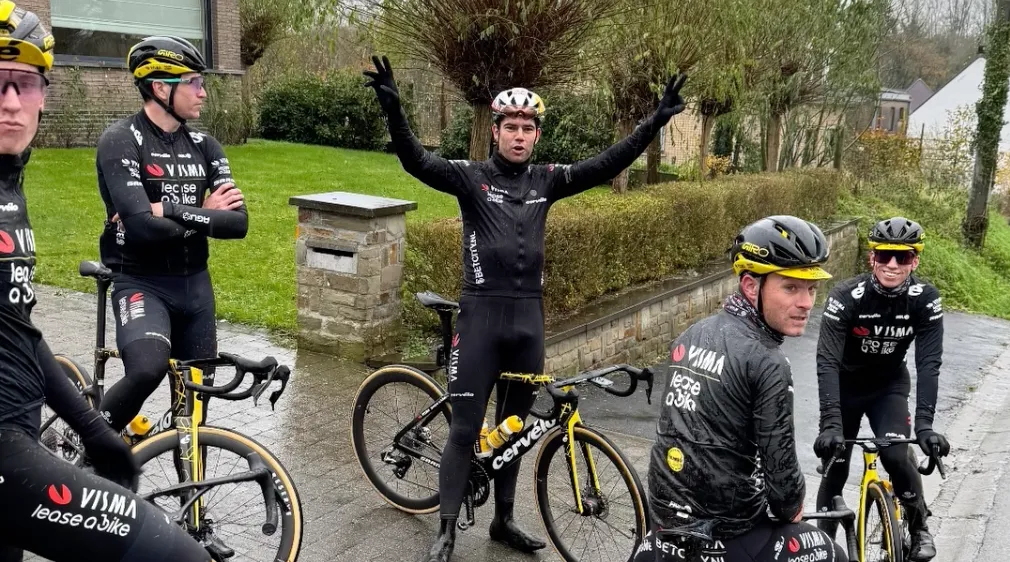 VIDEO. Wout van Aert nu al op verkenning in de Vlaamse Ardennen