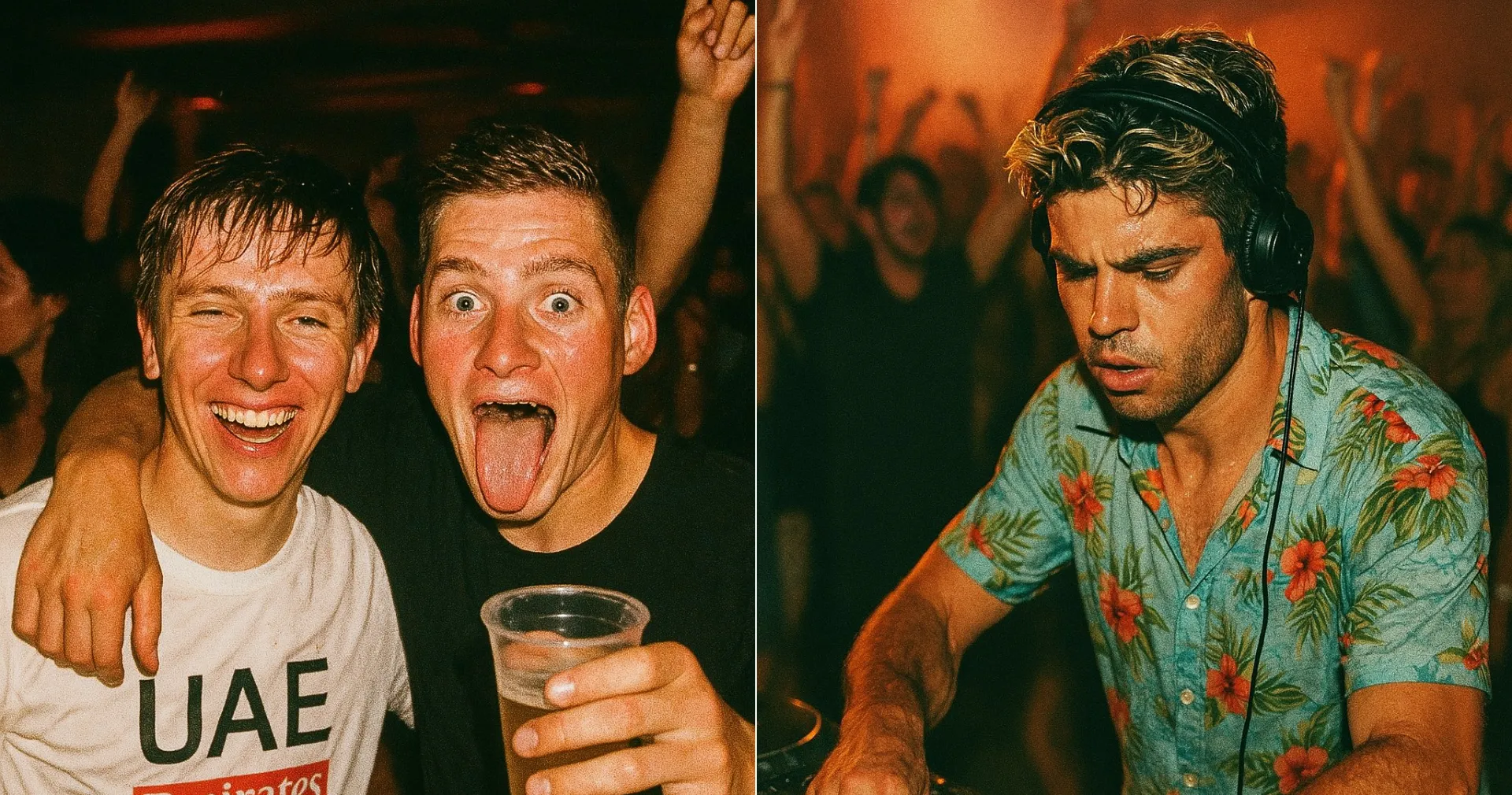 Hilarische AI-beelden: Van Aert, Van der Poel & Pogacar houden wild feestje na Roubaix