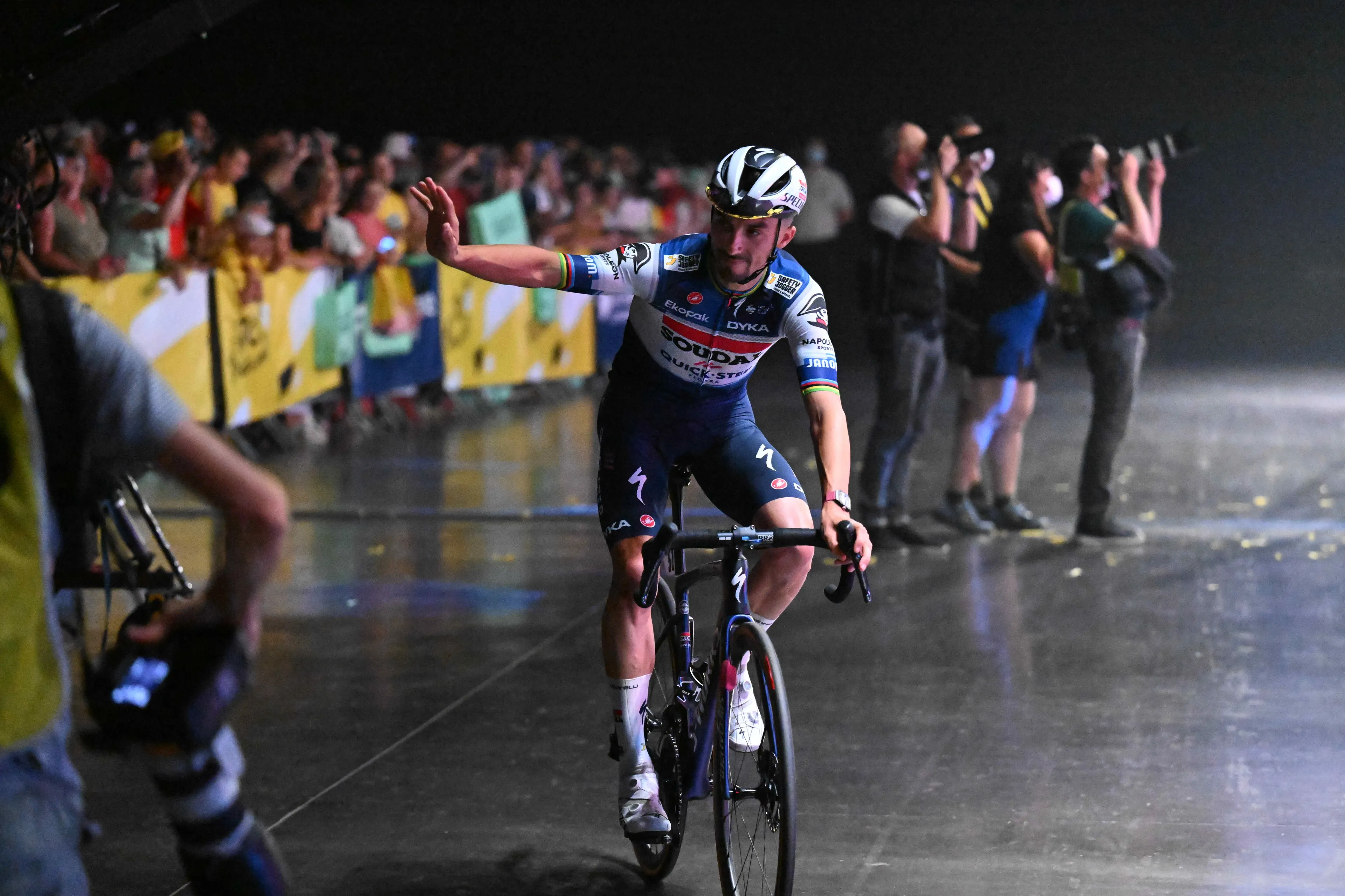Julian Alaphilippe keert terug aan de start van Omloop het Nieuwsblad