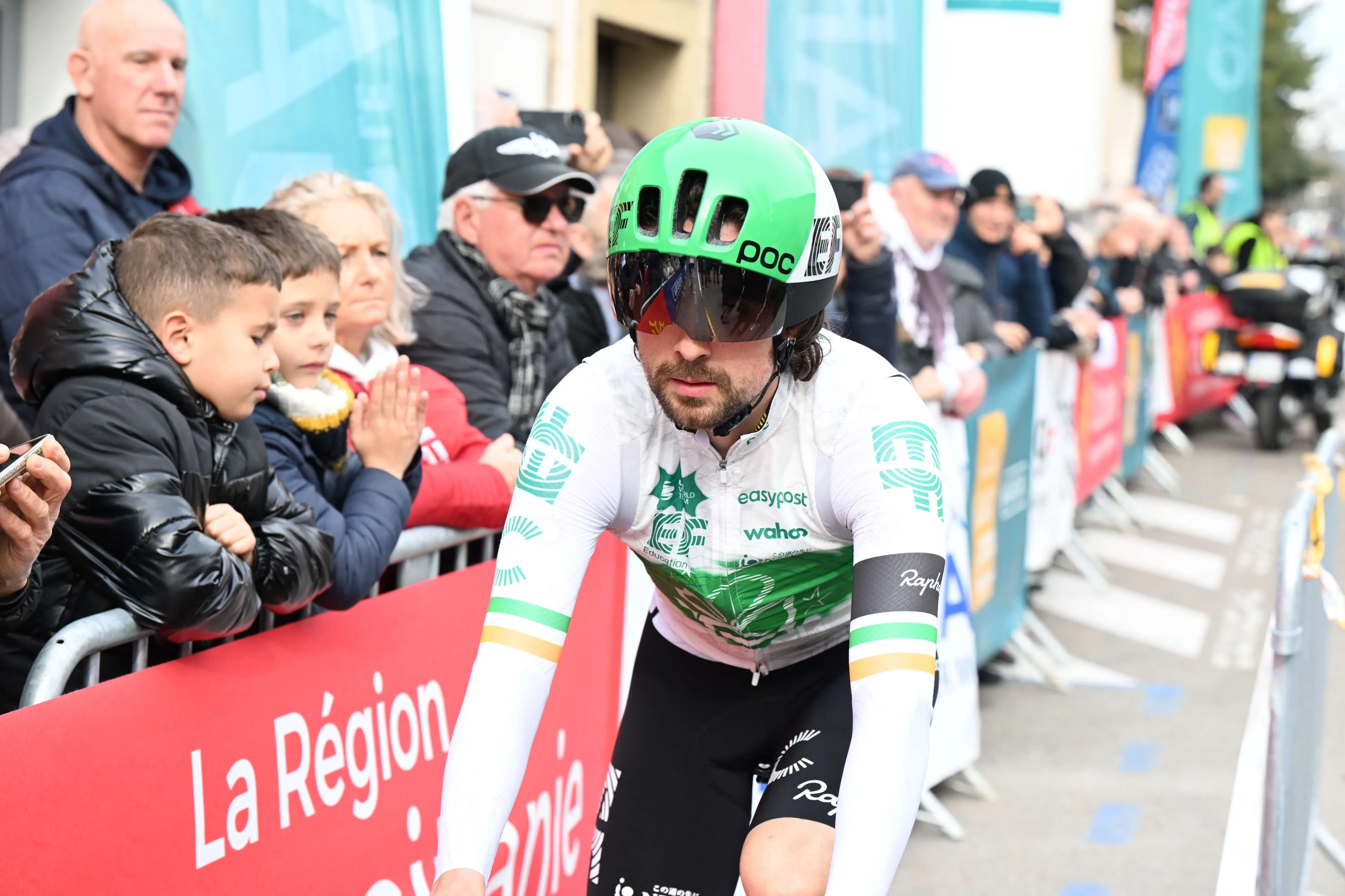 Ben Healy wil progressie blijven boeken in 2024: "Mijn doel is om naar de Tour te gaan, maar veel jongens in de ploeg willen dat ook"