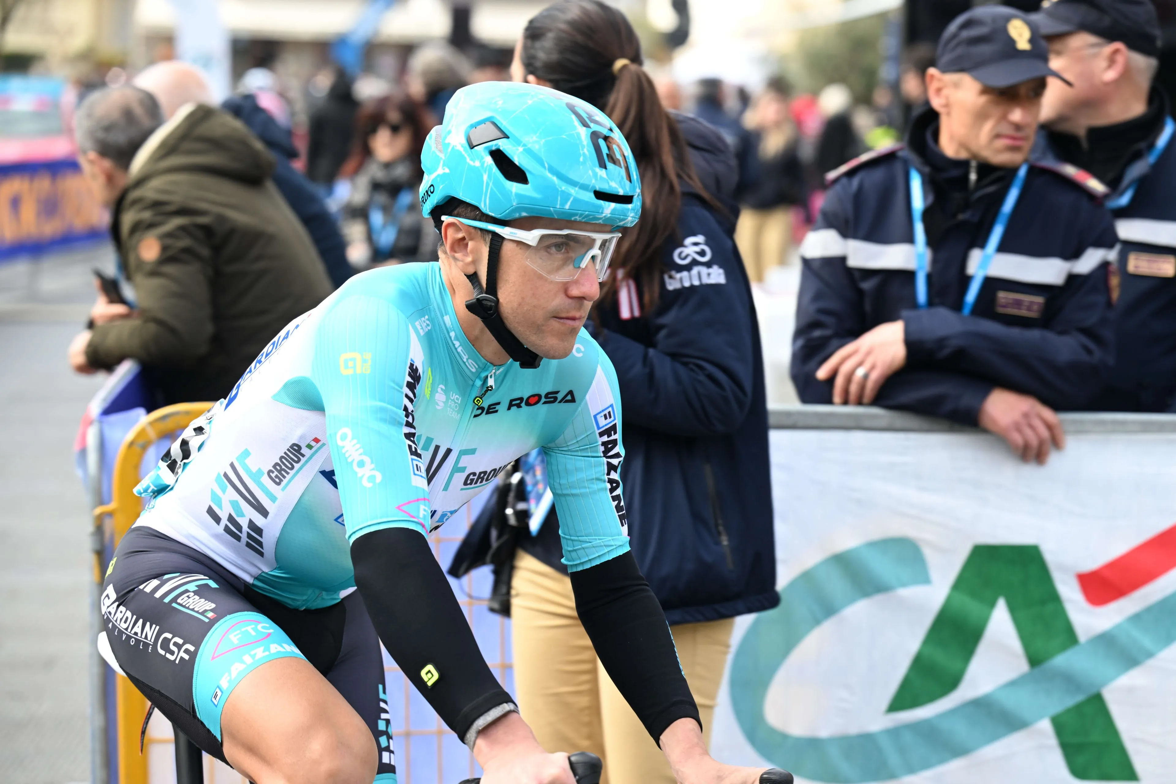 Domenico Pozzovivo maakt voor 18e keer zijn opwachting in de Giro d'Italia als leider van VF Group - Bardiani CSF - Faizanè