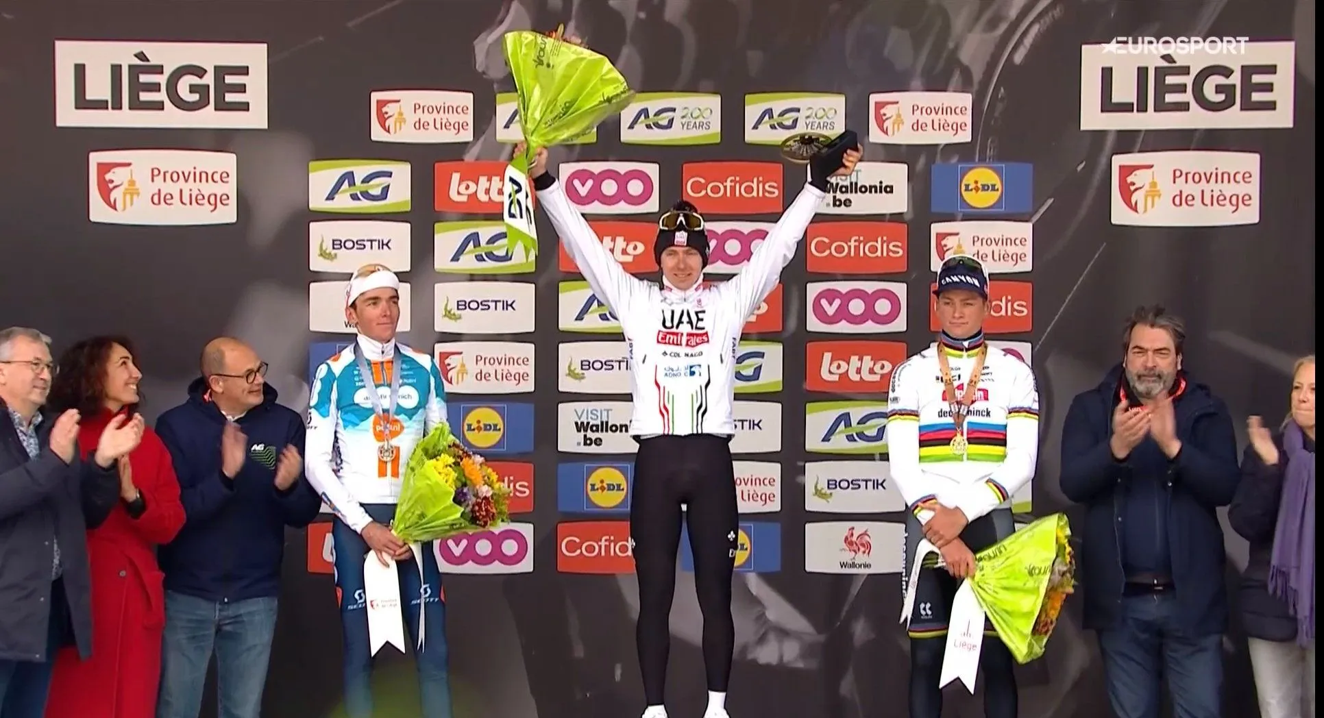 VIDEO: Hoogtepunten van Luik-Bastenaken-Luik 2024 met monumentale overwinningen van Tadej Pogacar & Grace Brown