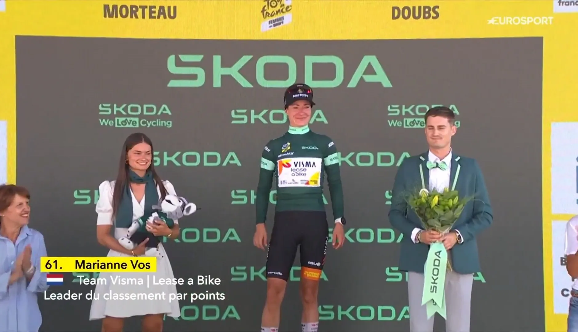 "Ik heb vandaag het best mogelijke resultaat behaald" - Marianne Vos grijpt naast ritzege maar rijdt wel in het groen na zesde etappe Tour de France Femmes 2024