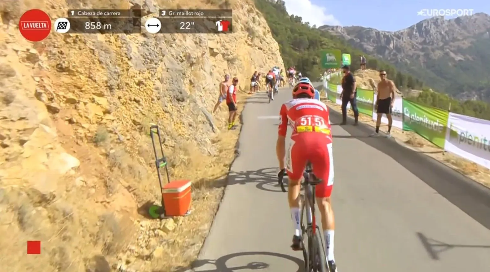 "Ik raakte oververhit" - Hitte berzorgt Ben O'Connor problemen en tijdsverlies ten opzichte van Primoz Roglic