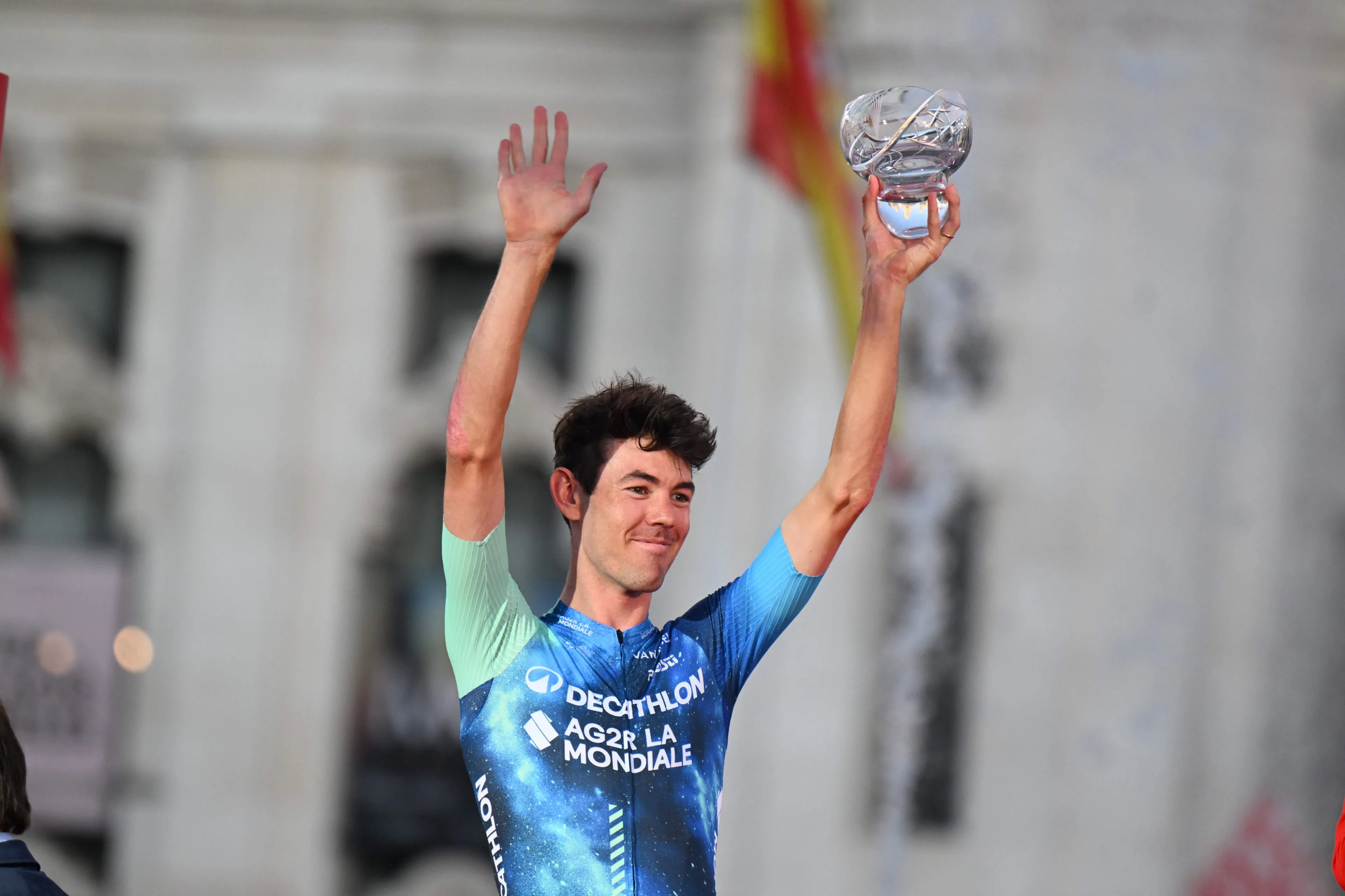 "Het is een last van mijn schouders, dit hadden we nooit verwacht." - Ben O'Connor overmand door vreugde na afsluitende tijdrit La Vuelta 2024