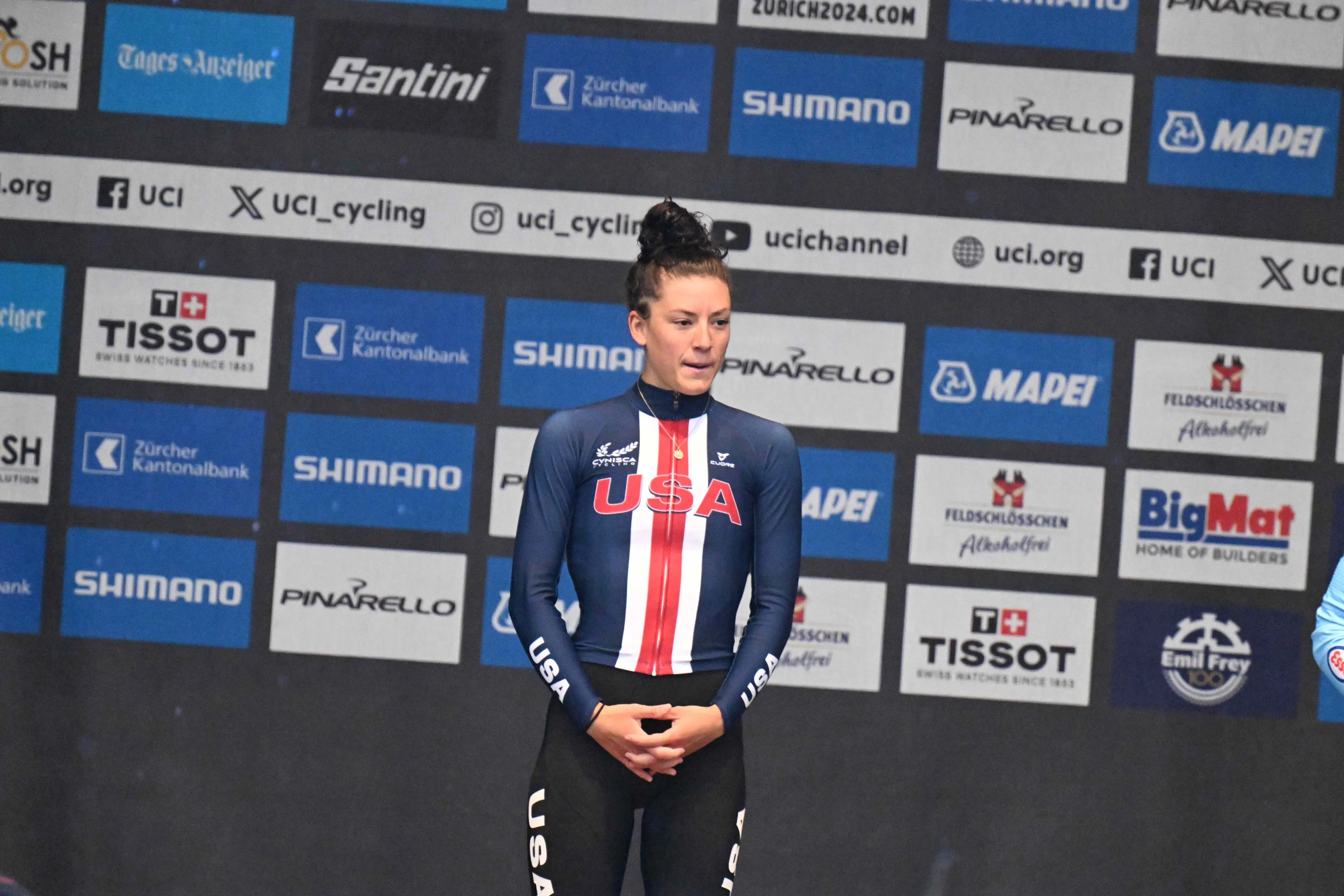 Chloe Dygert reageert op haar WK-zilver: "Ik wilde winnen"
