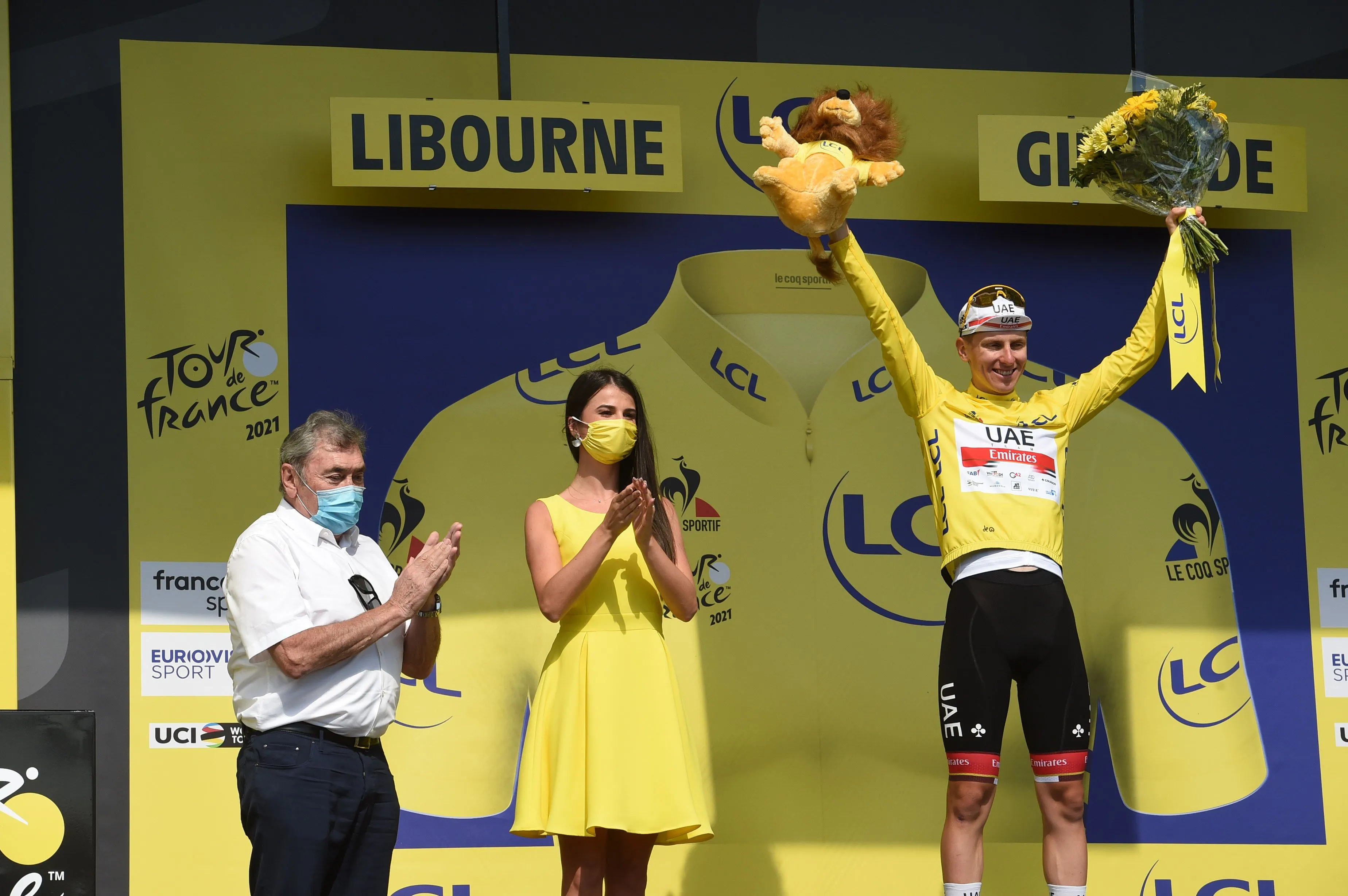 Tadej Pogacar over ritzegerecord van Mark Cavendish in de Tour en het palmares van Eddy Merckx: "Ik denk niet dat het mogelijk is om hetzelfde te doen"
