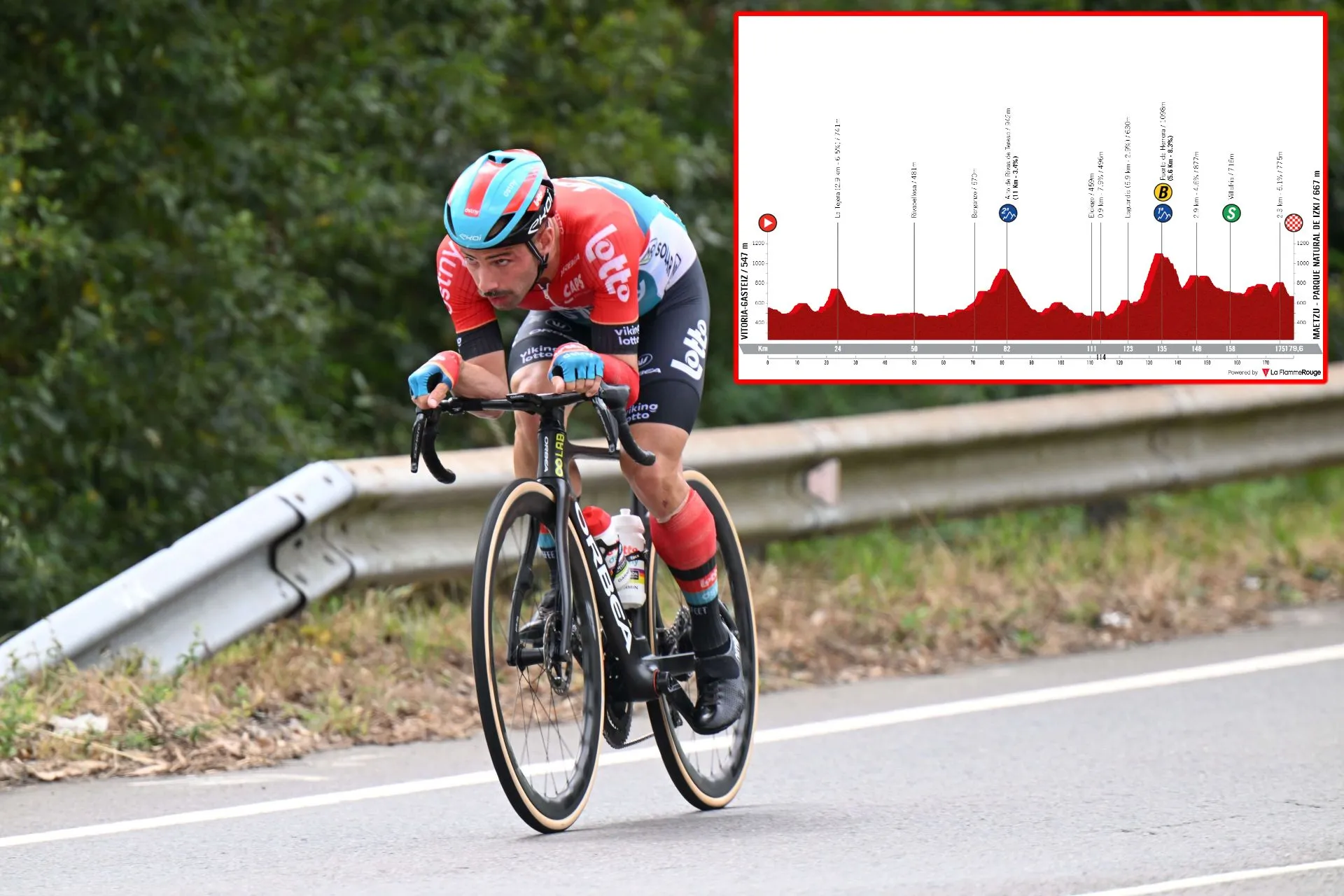 VOORBESCHOUWING | Vuelta a Espana 2024 etappe 18 - Heuvelachtige dag perfect voor een succesvolle ontsnapping