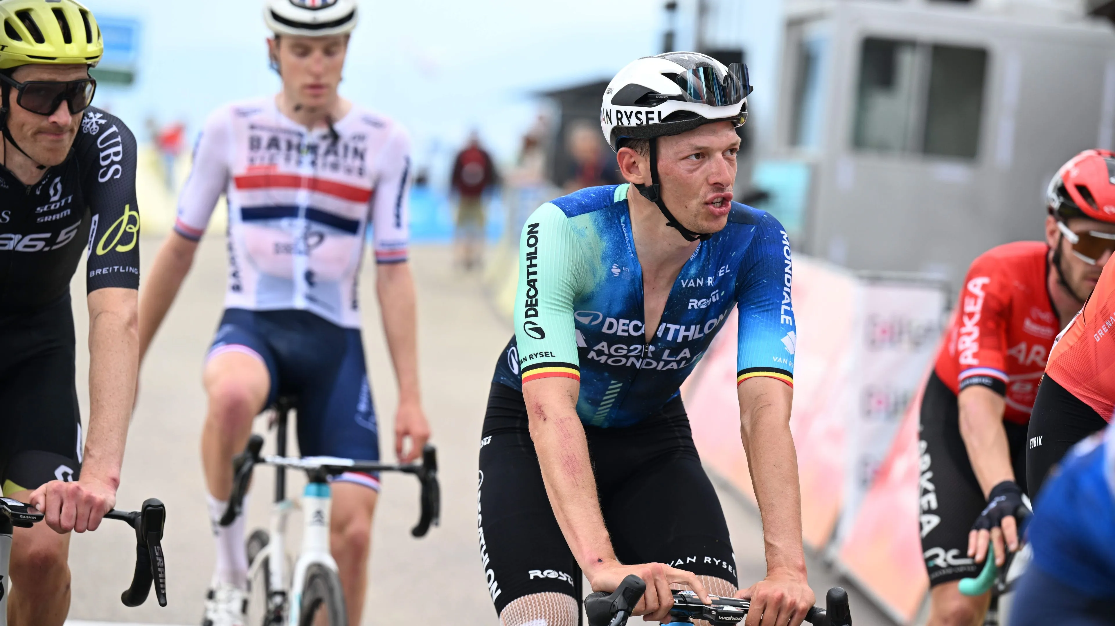 "Het wordt steeds gevaarlijker. Ik word elk jaar minstens één keer aangereden" - Oliver Naesen leeft mee met Remco Evenepoel