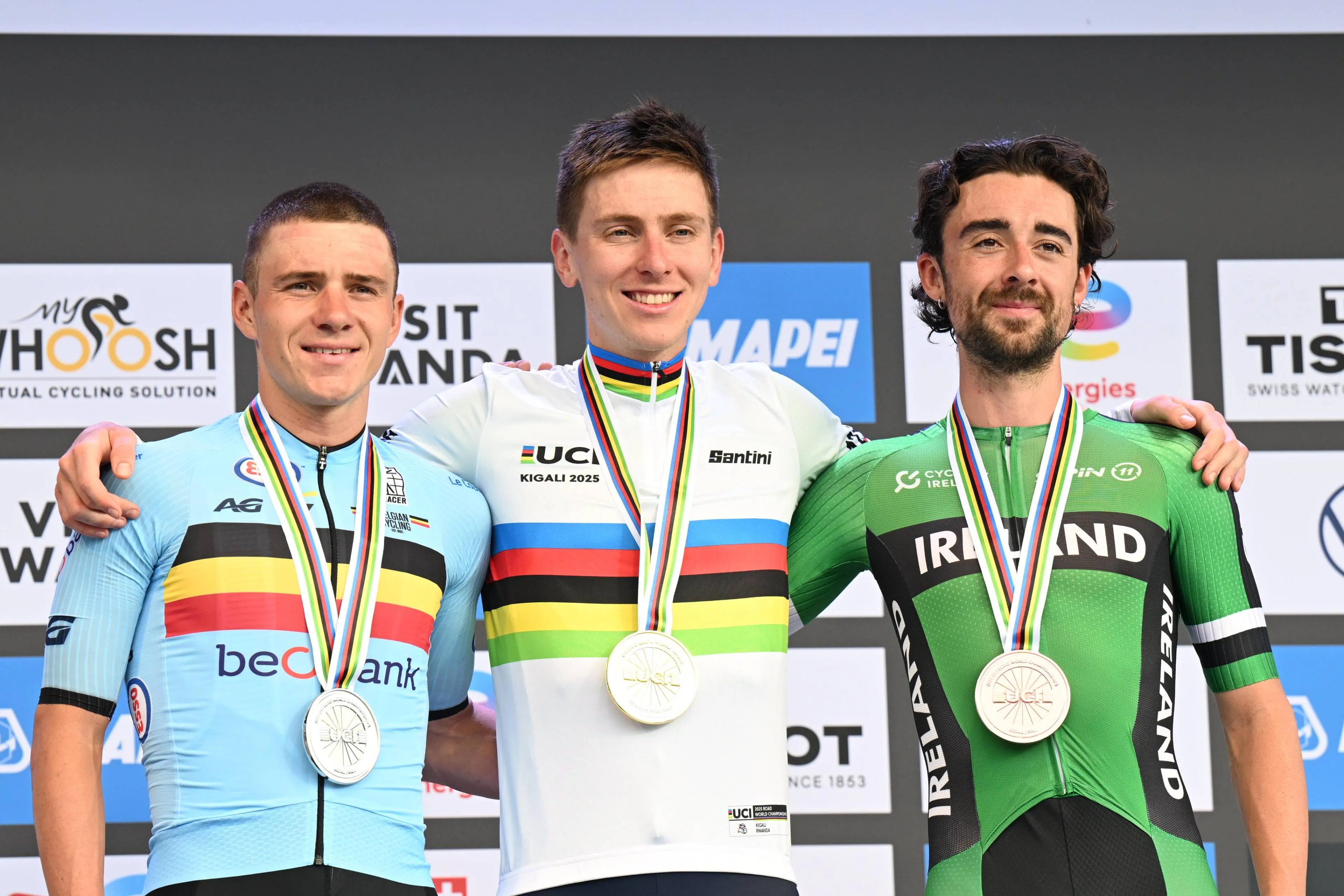 Remco Evenepoel Tadej Pogacar Ben Healy