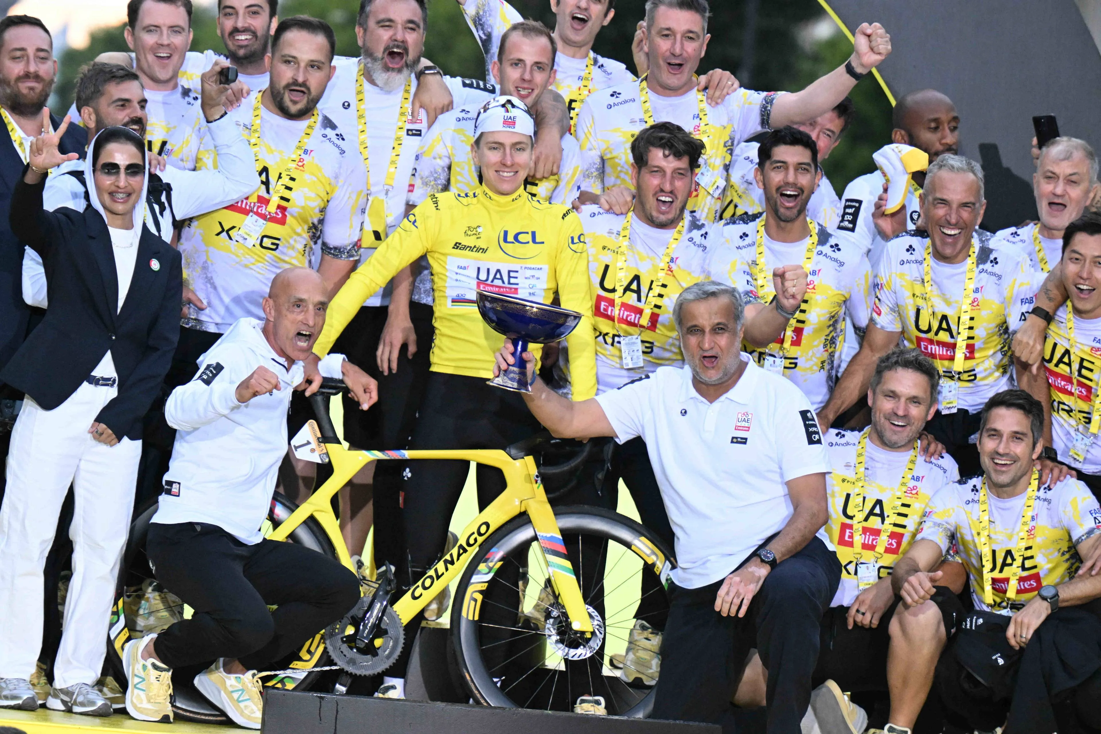 UAE Team Emirates - XRG onder aanvoering van Tadej Pogacar lijkt momenteel een niveau boven de concurrentie te staan