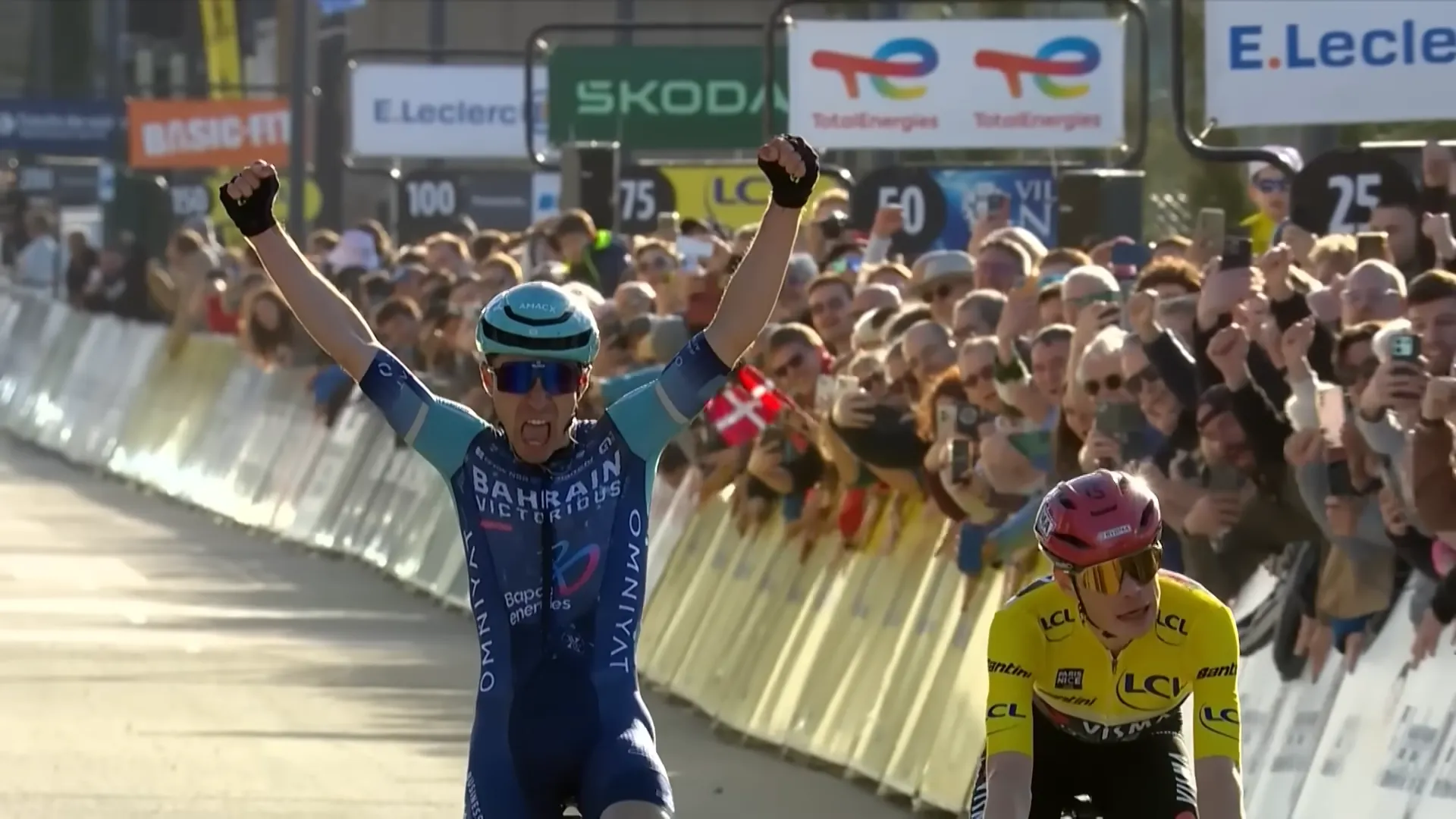 Lenny Martinez beats Jonas Vingegaard at Paris-Nice