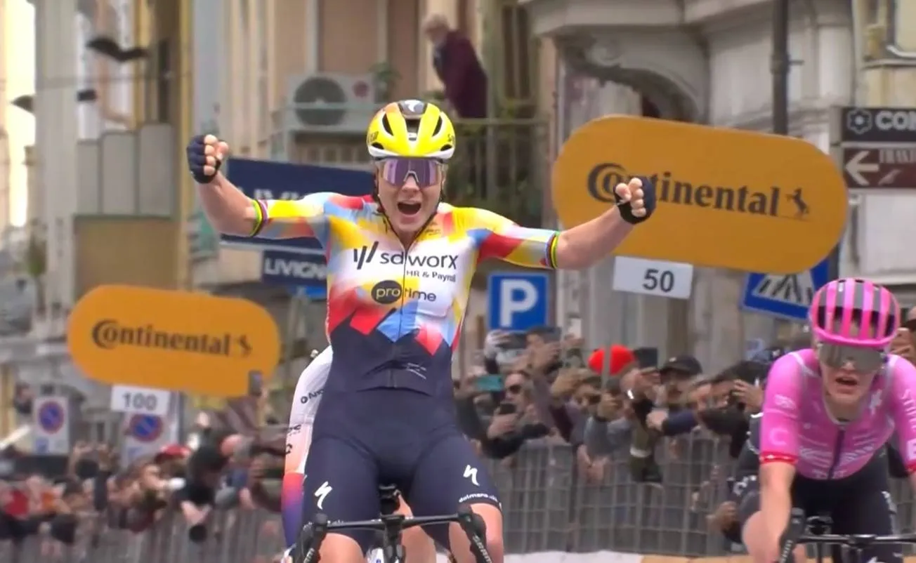 Lotte Kopecky wins Milano-Sanremo 2026