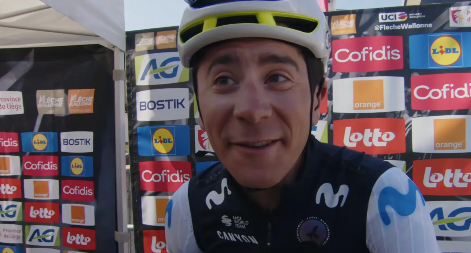 Cian Uijtdebroeks movistar flecha valona 2026