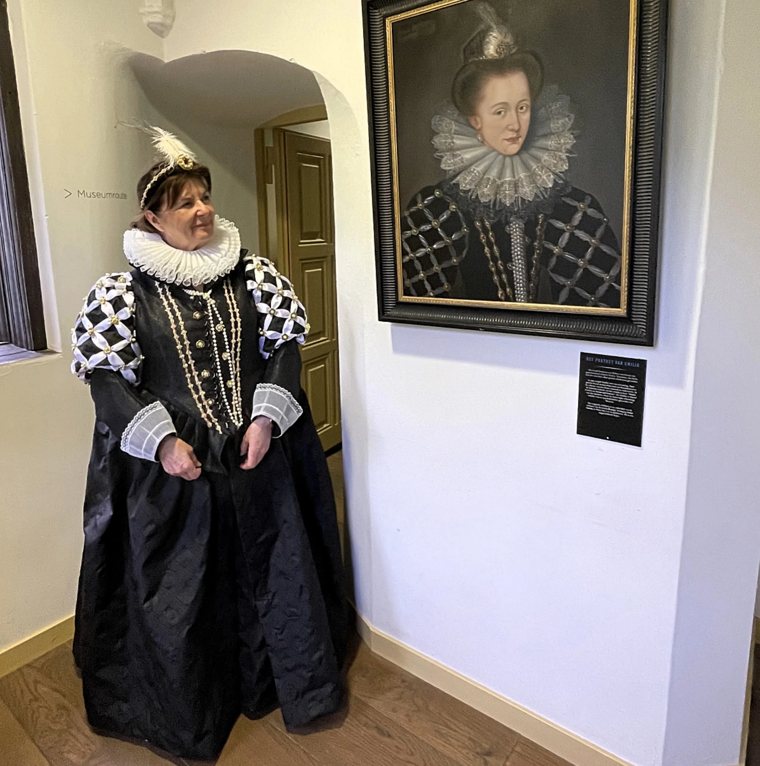 emilia en portret staand