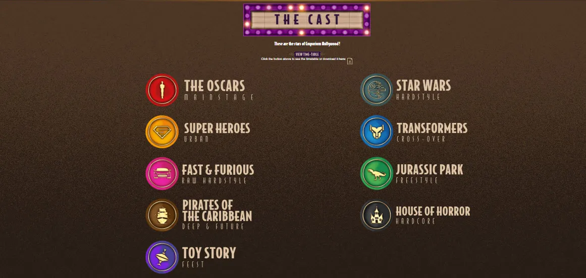 the cast