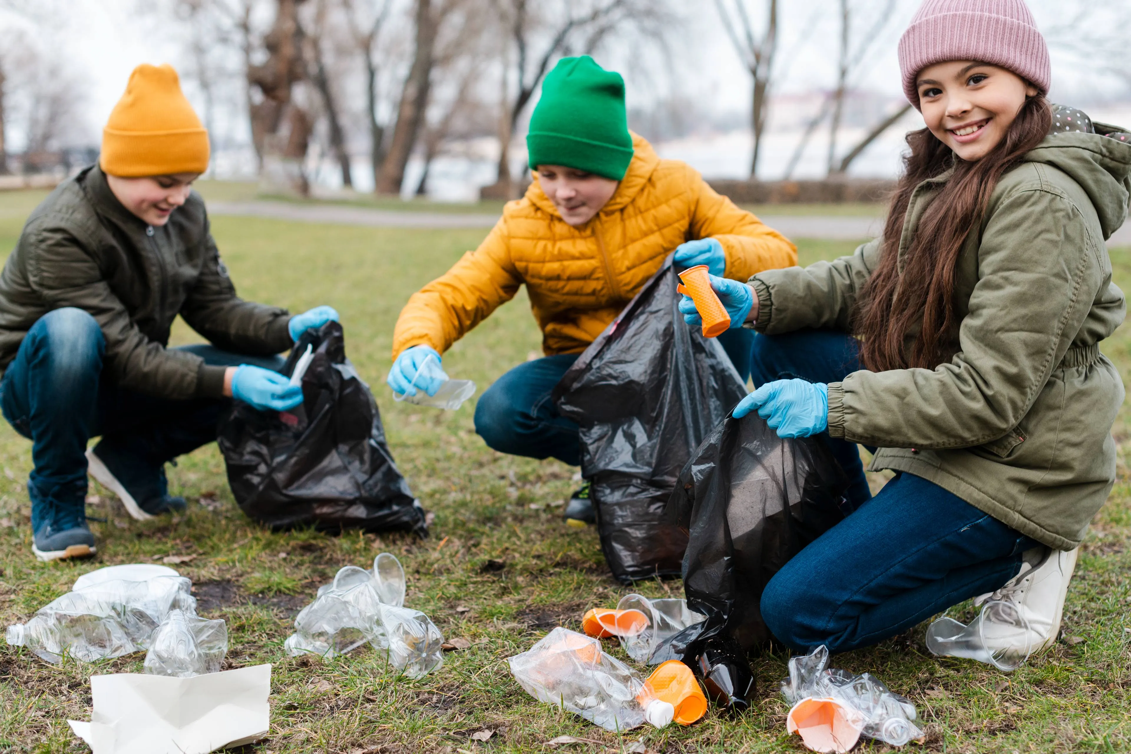 full-shot-kids-recycling-ground