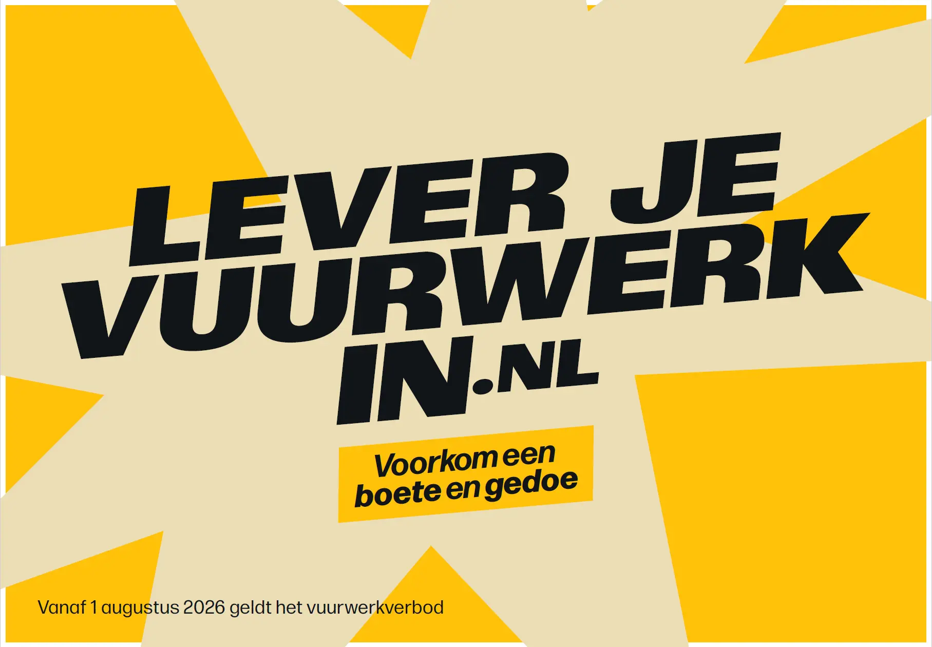 Afbeelding lever je vuurwerk in