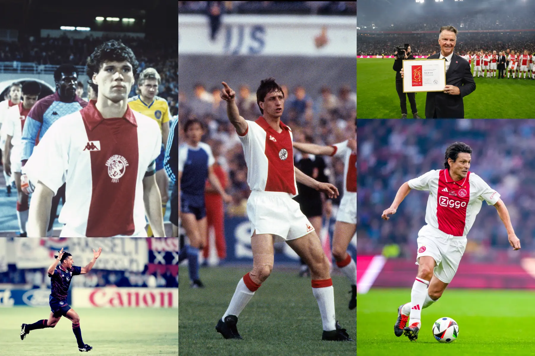 Beste Ajax Ooit: Cruijff, Van Basten, Rijkaard en Litmanen present; Mister Ajax ontbreekt