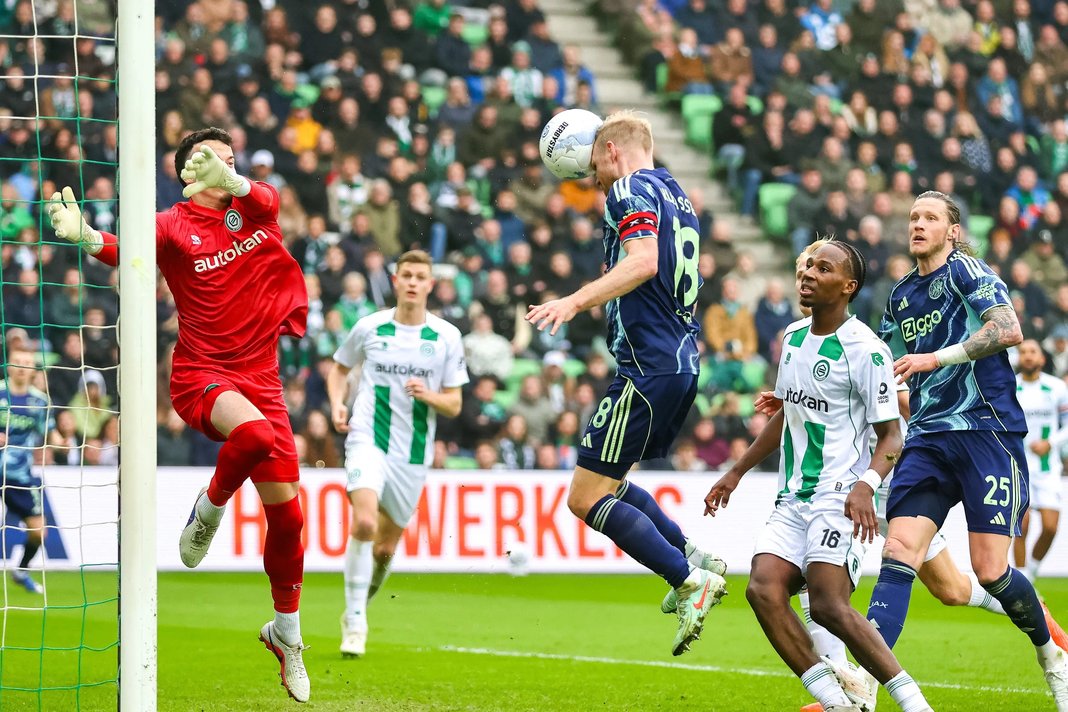 Klaassen ontevreden over tweede helft Ajax tegen FC Groningen: 'Schieten op veel punten tekort'