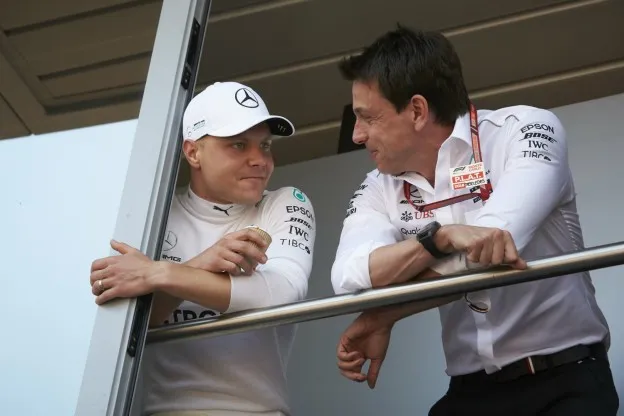 Valtteri Bottas Toto Wolff Mercedes