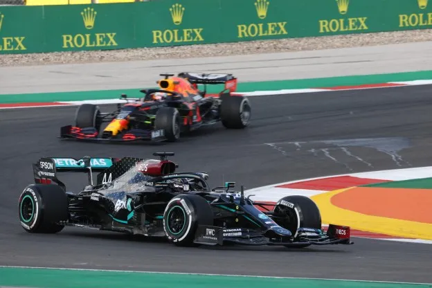 Lewis Hamilton Max Verstappen Portimao