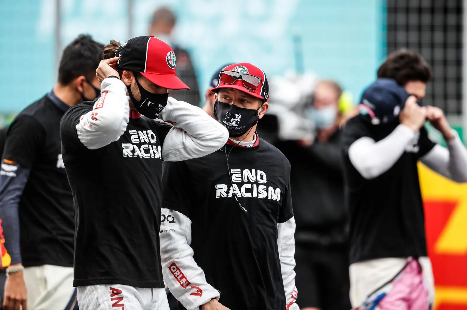 Kimi Raikkonen Antonio Giovinazzi