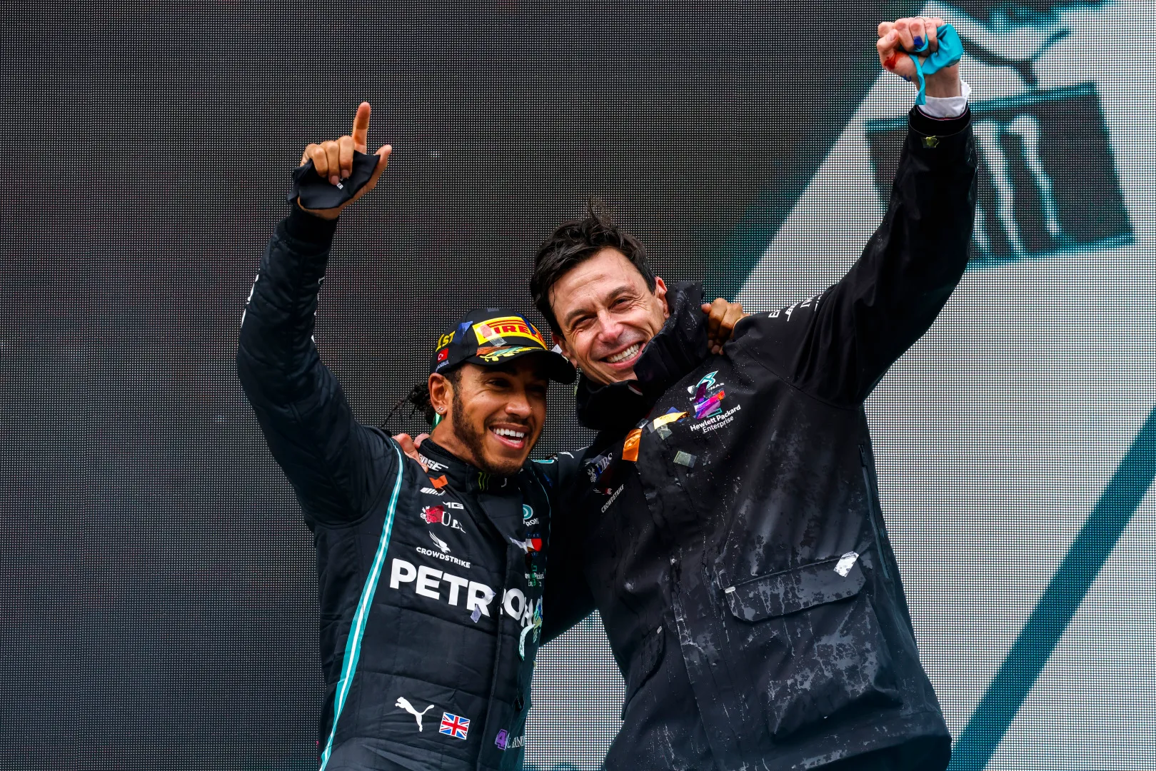 Toto Wolff Lewis Hamilton Mercedes