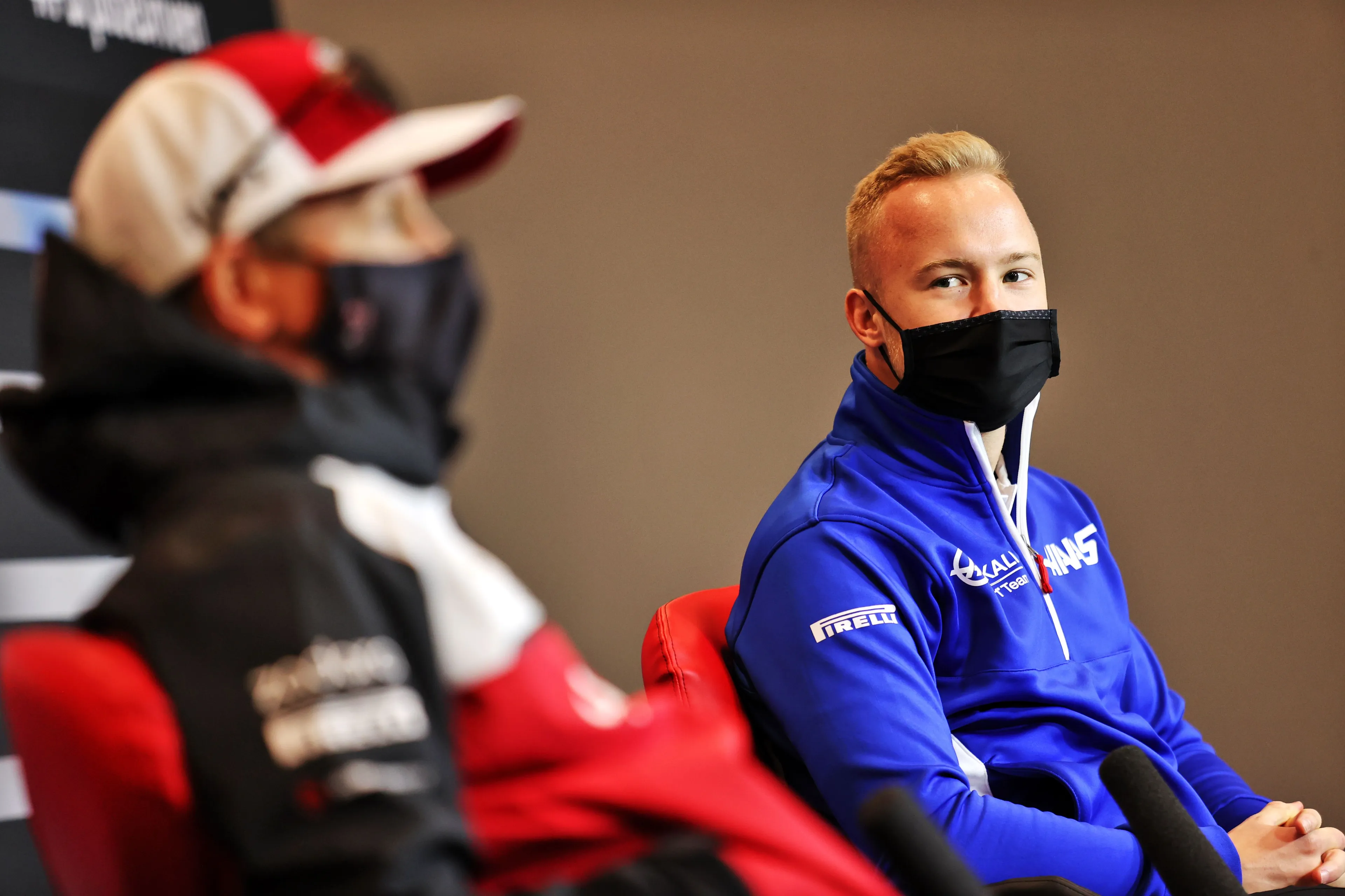 Nikita Mazepin Haas Kimi Raikkonen