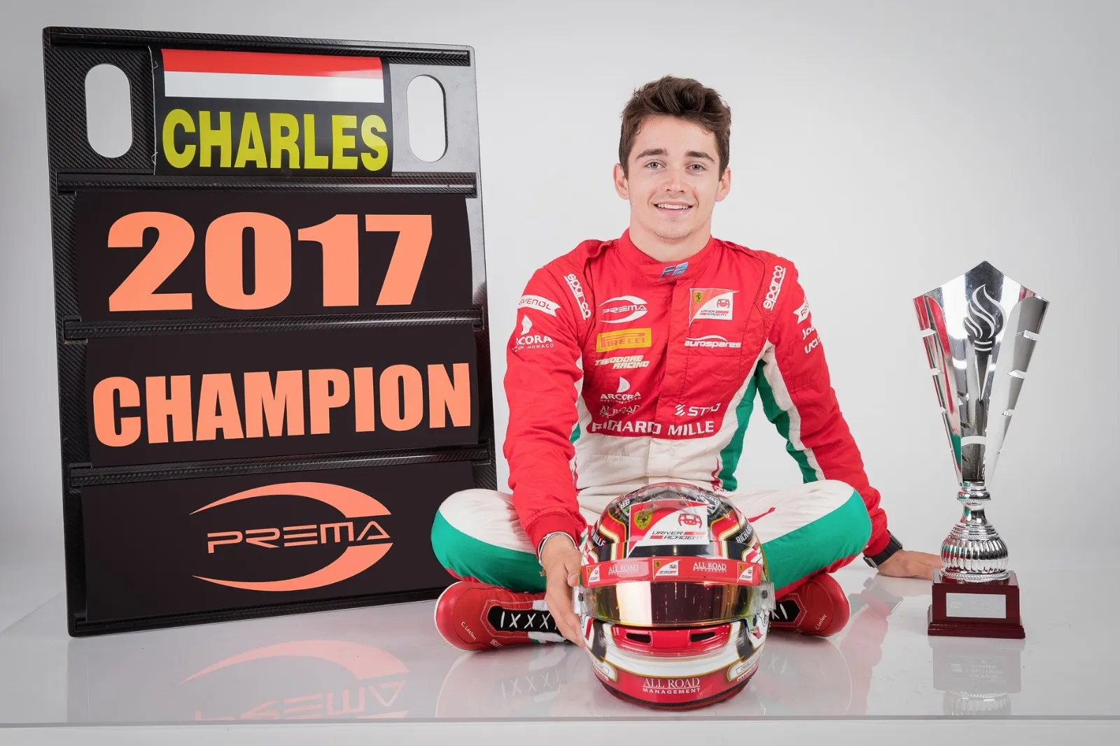 charlec leclerc ferrari kampioen formule 2 2017