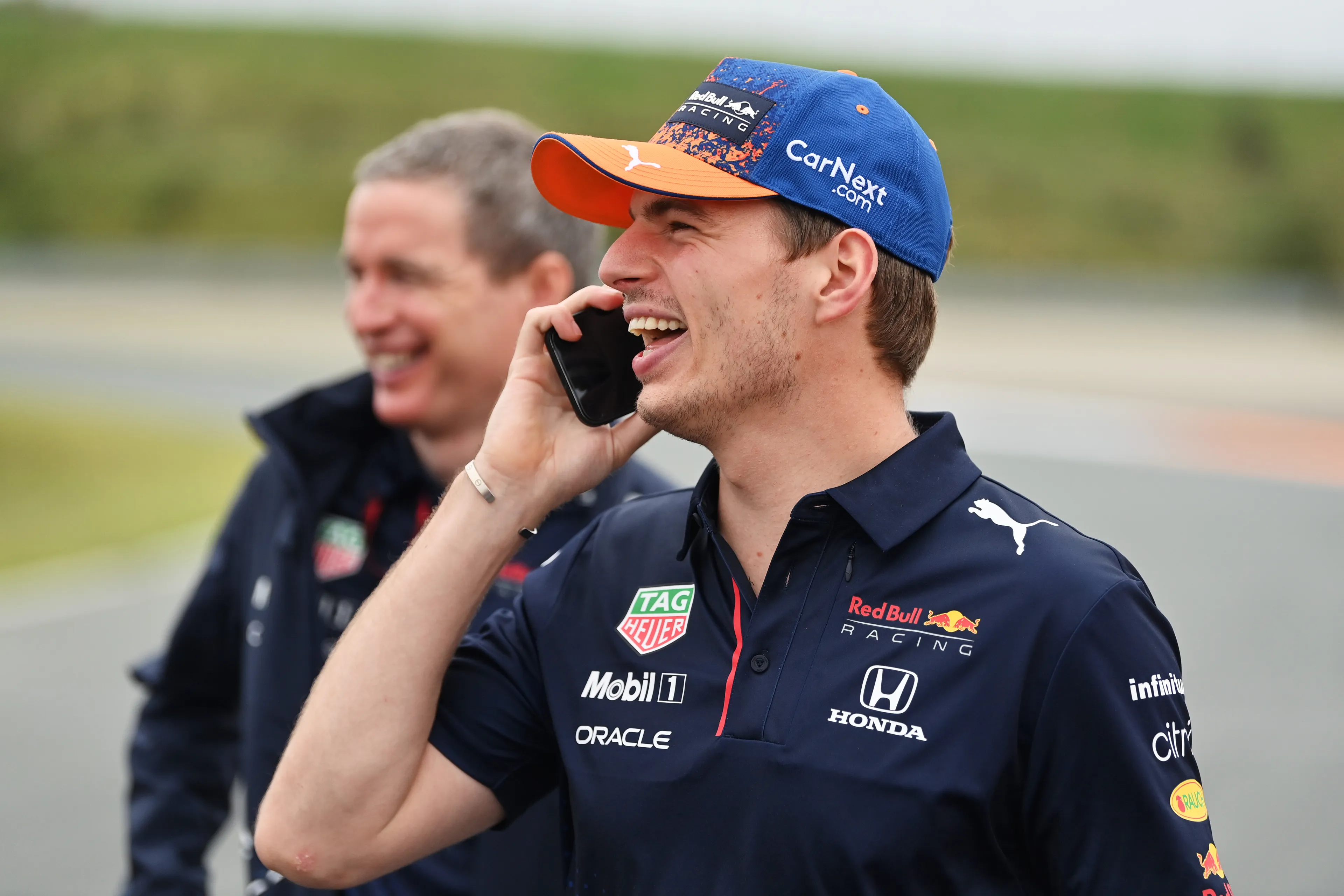 max zandvoort red bull verstappen lach grap lol