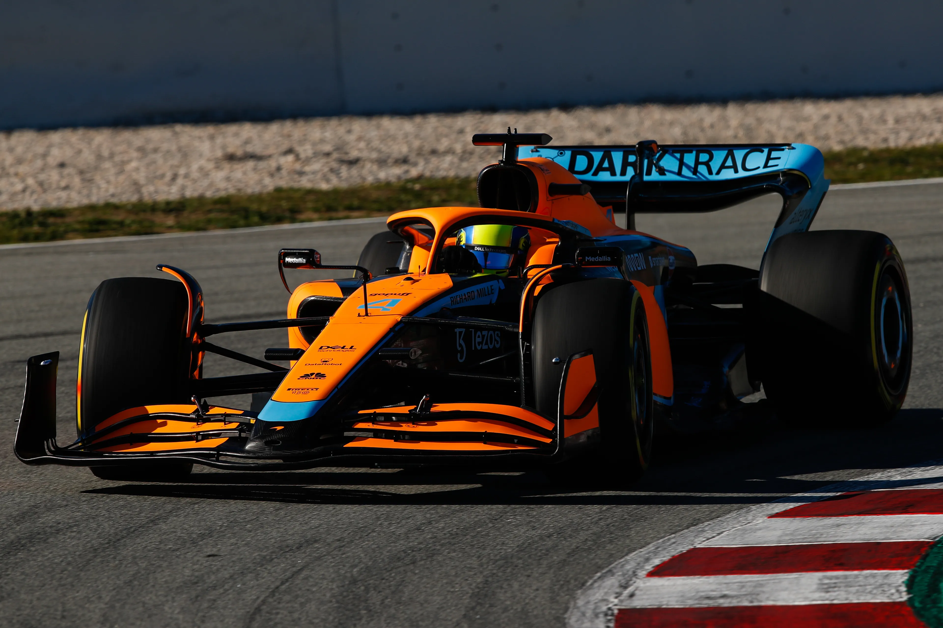 Lando Norris MCL36 McLaren Test Barcelona