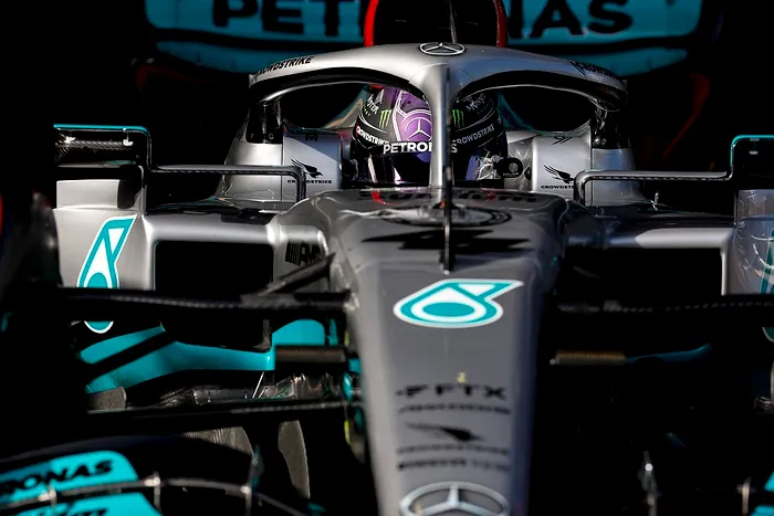 Lewis Hamilton W13 Mercedes Test Barcelona3