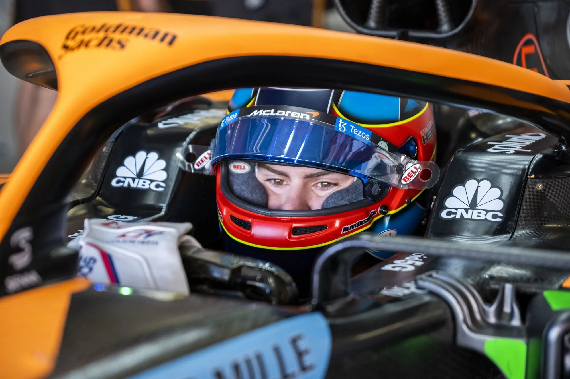 colton herta mcl35m mclaren portimao test 1