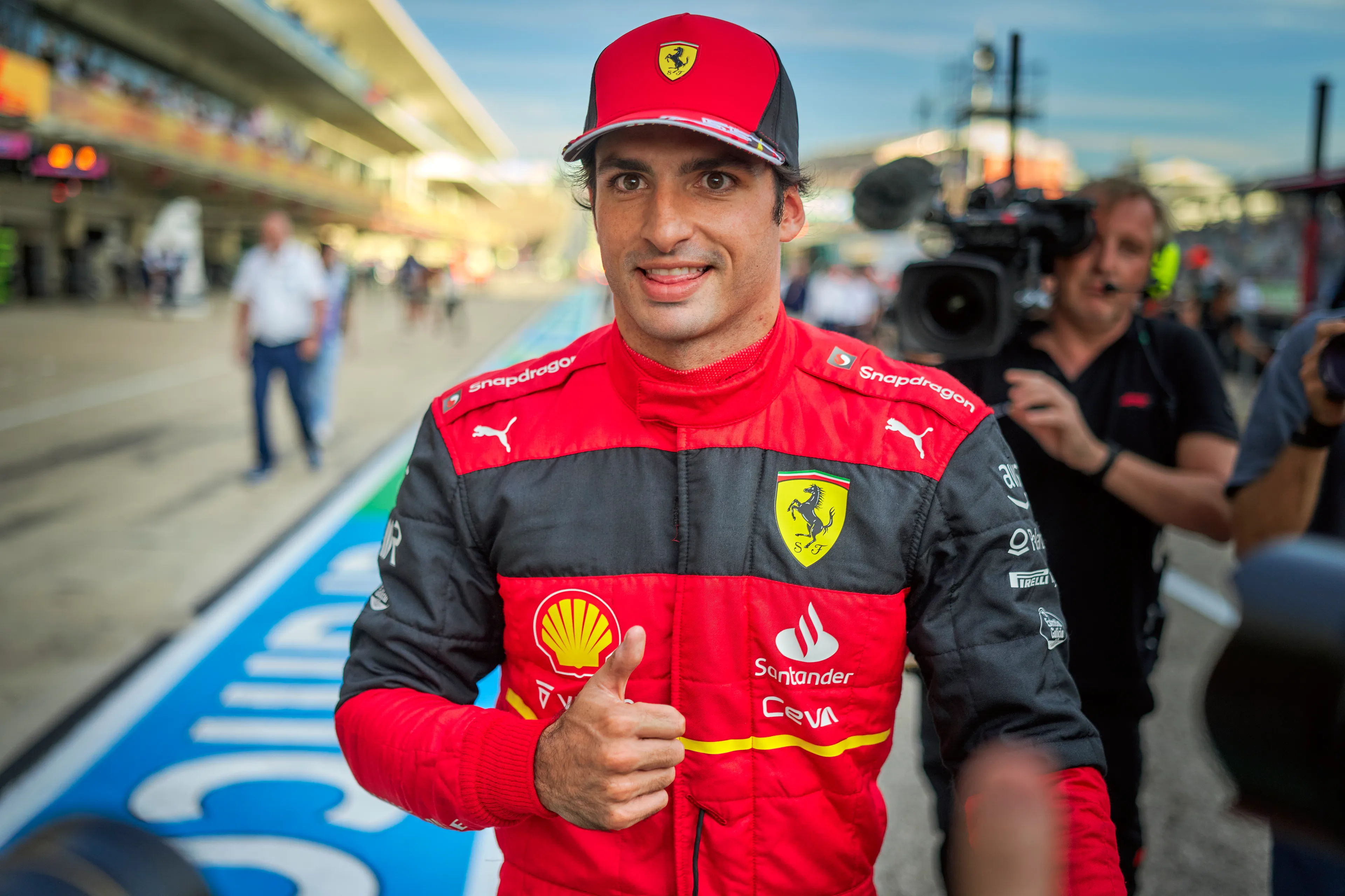 Sainz hoopt op overwinning: 'Maar met de warmte kan het een zware dag worden'