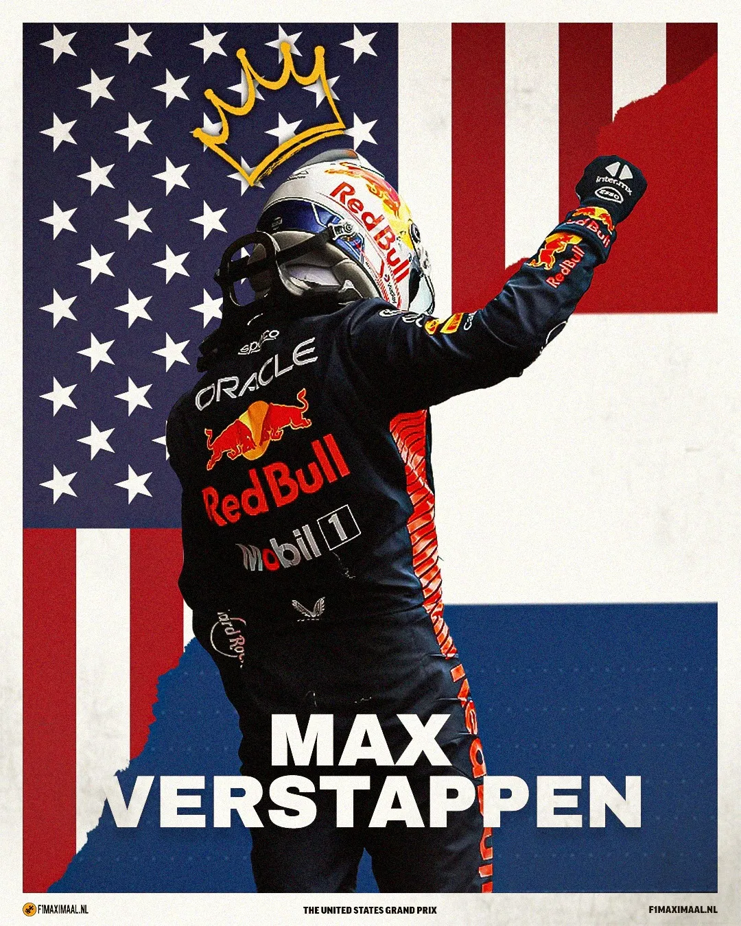 Verstappen is de onbetwiste kampioen in Amerika, en evenaart hiermee het volgende record