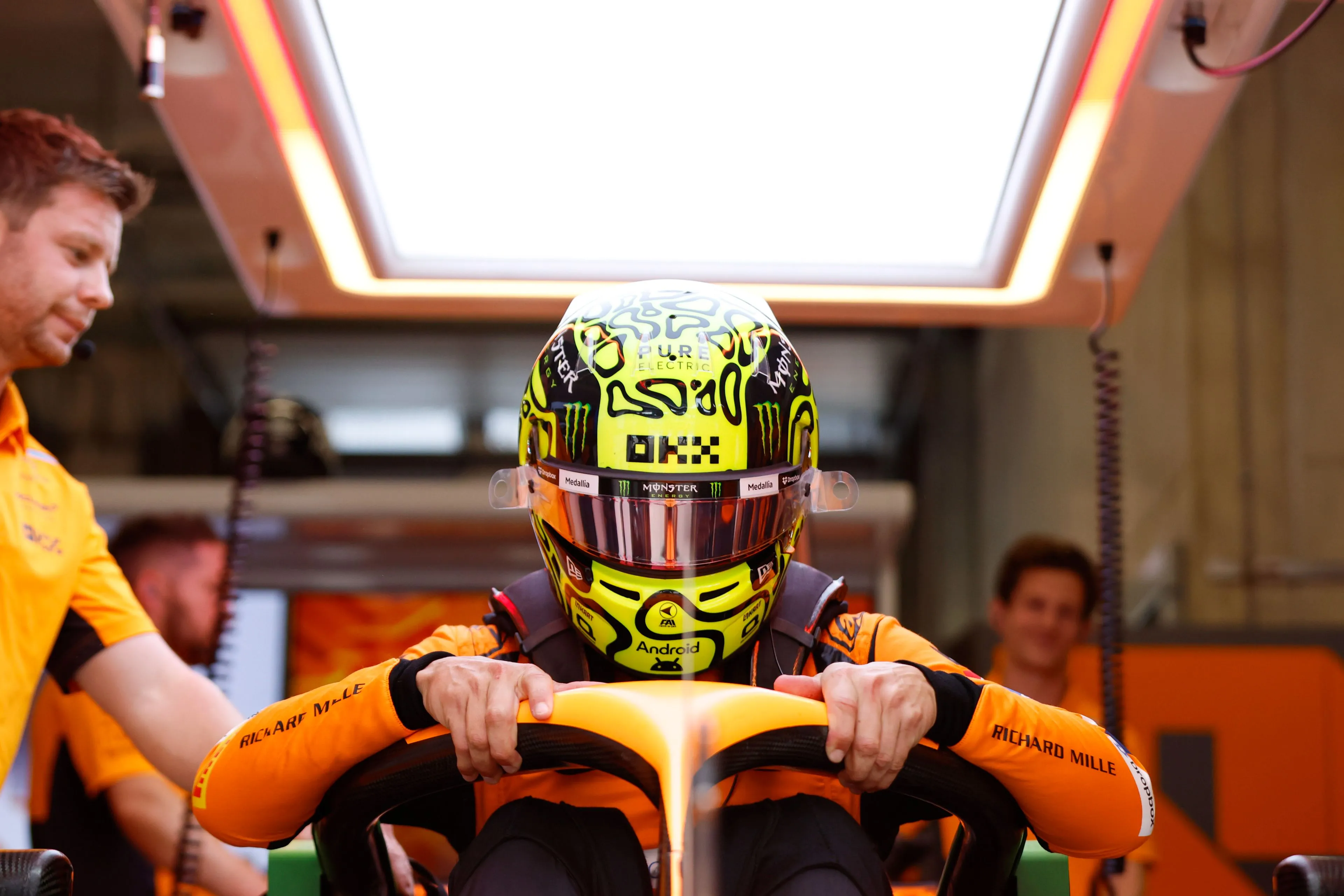 Norris ziet onmogelijke opgave voor de race: 'Zelfs als het gat halveert'